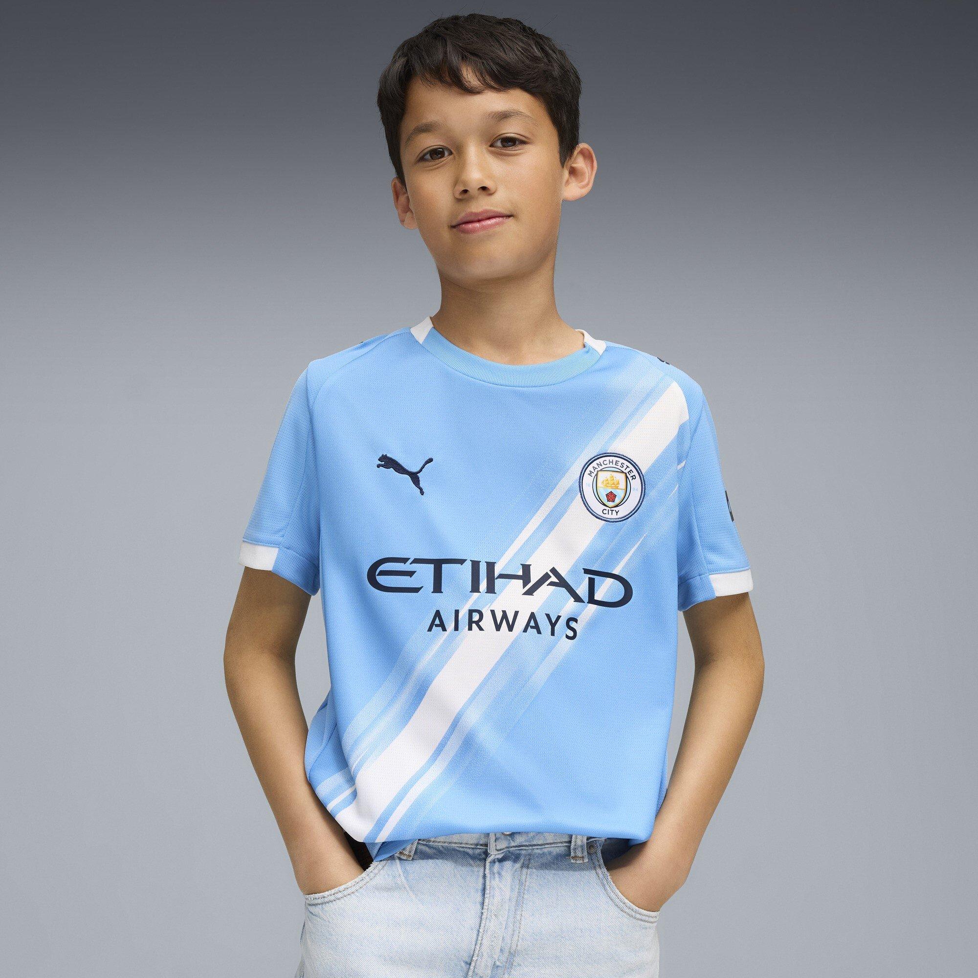 Plava - Puma - Manchester City Home Shirt 2025 2026 Juniors - 3