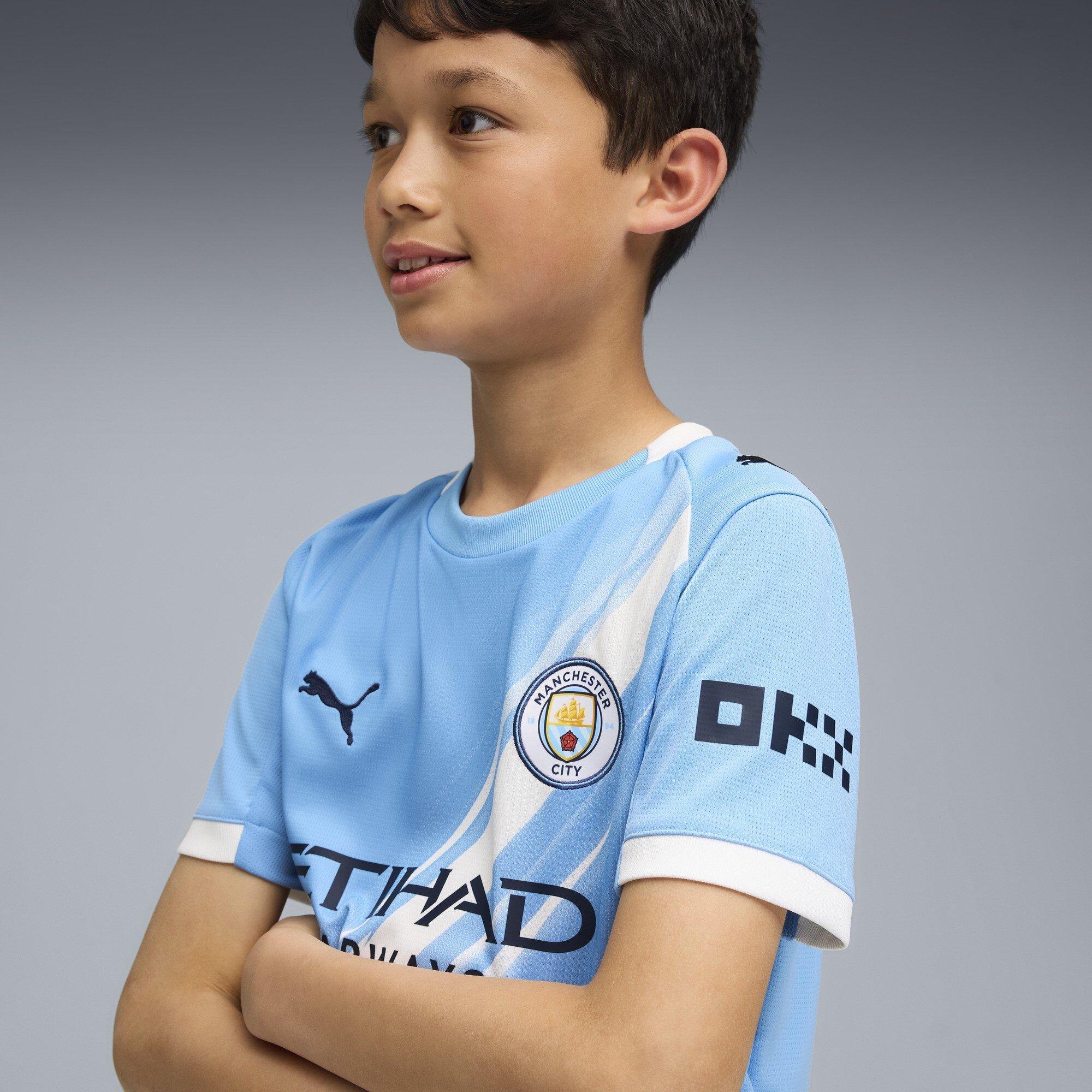 Plava - Puma - Manchester City Home Shirt 2025 2026 Juniors - 4
