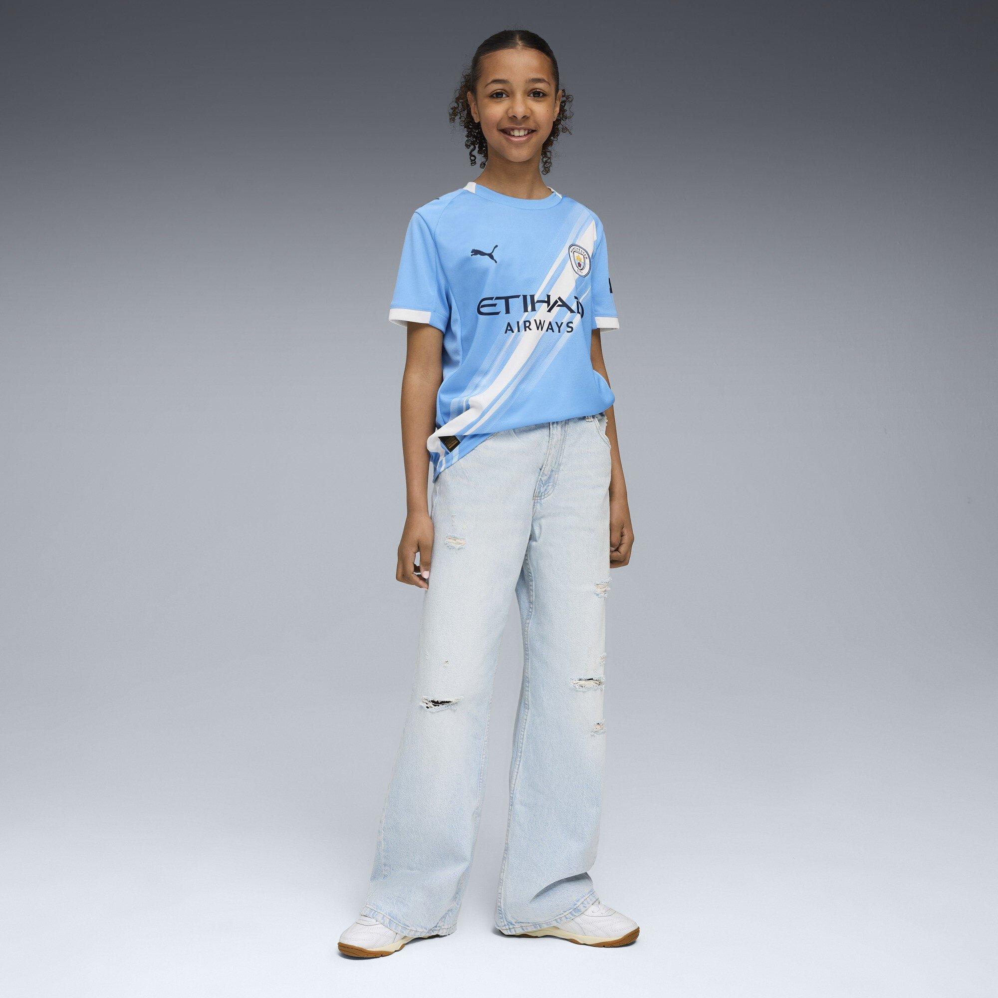 Plava - Puma - Manchester City Home Shirt 2025 2026 Juniors - 6
