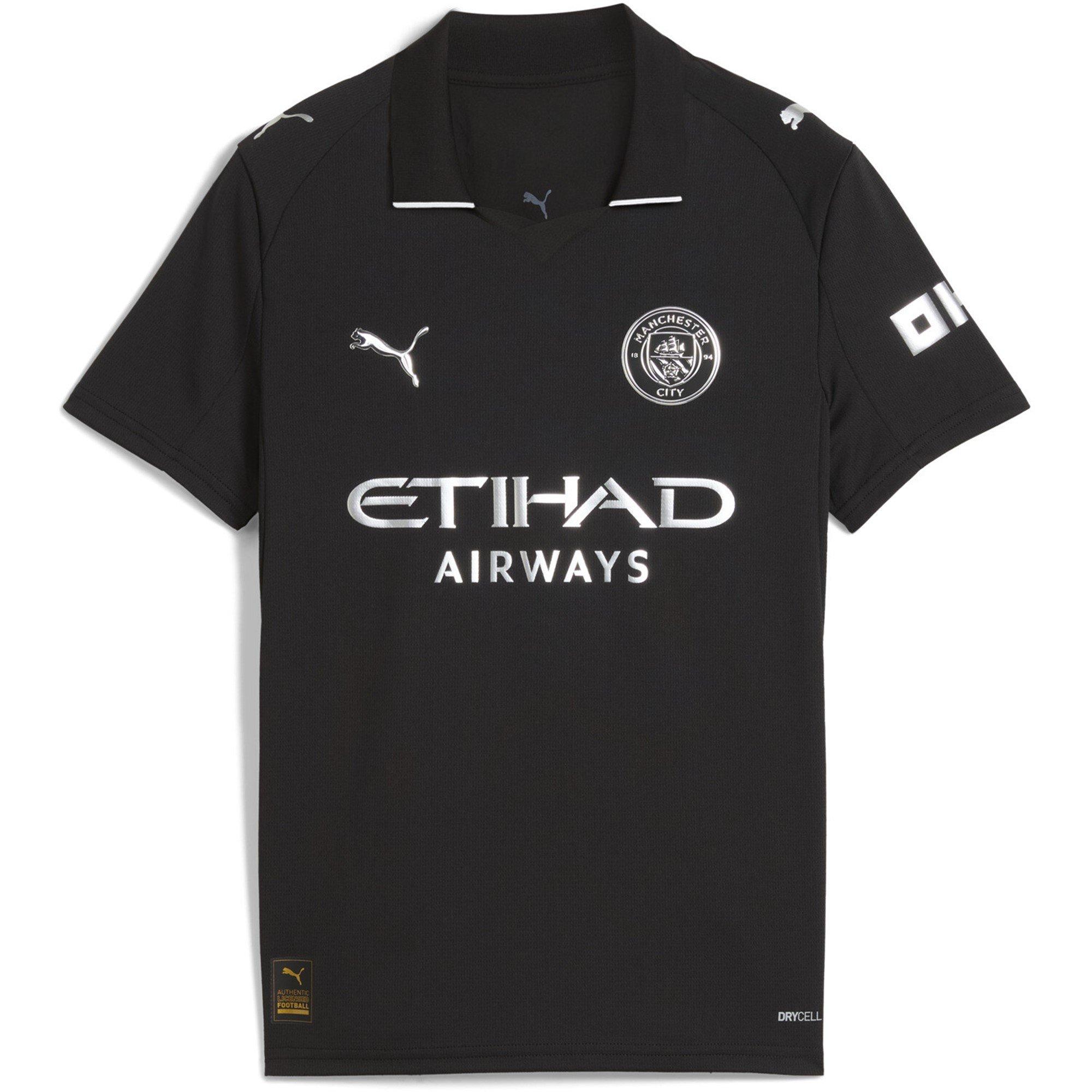 Puma Boys Manchester City Away Kit 2025 2026 Juniors - Black - 13 (XL)