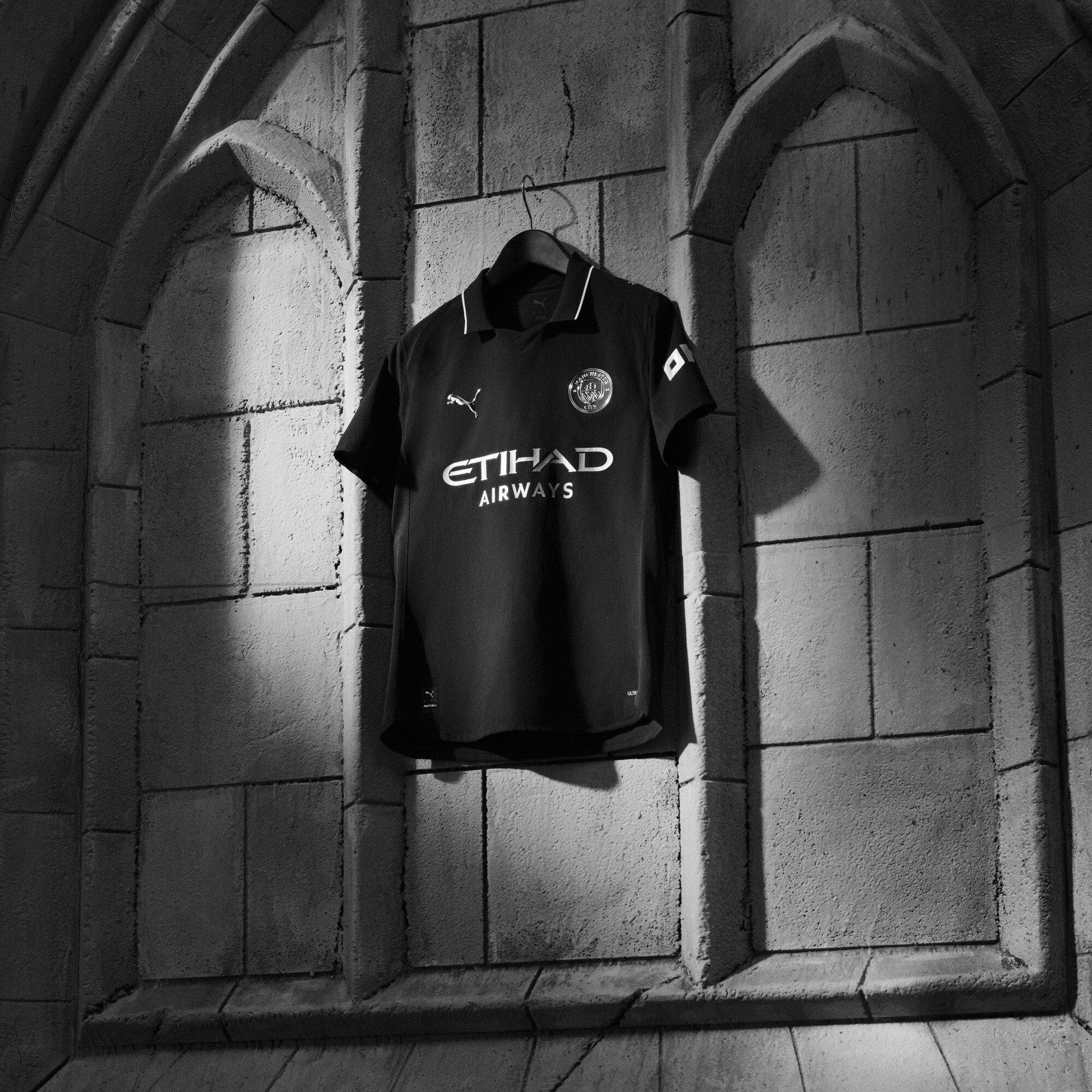 Black - Puma - Manchester City Away Kit 2025 2026 Juniors - 6