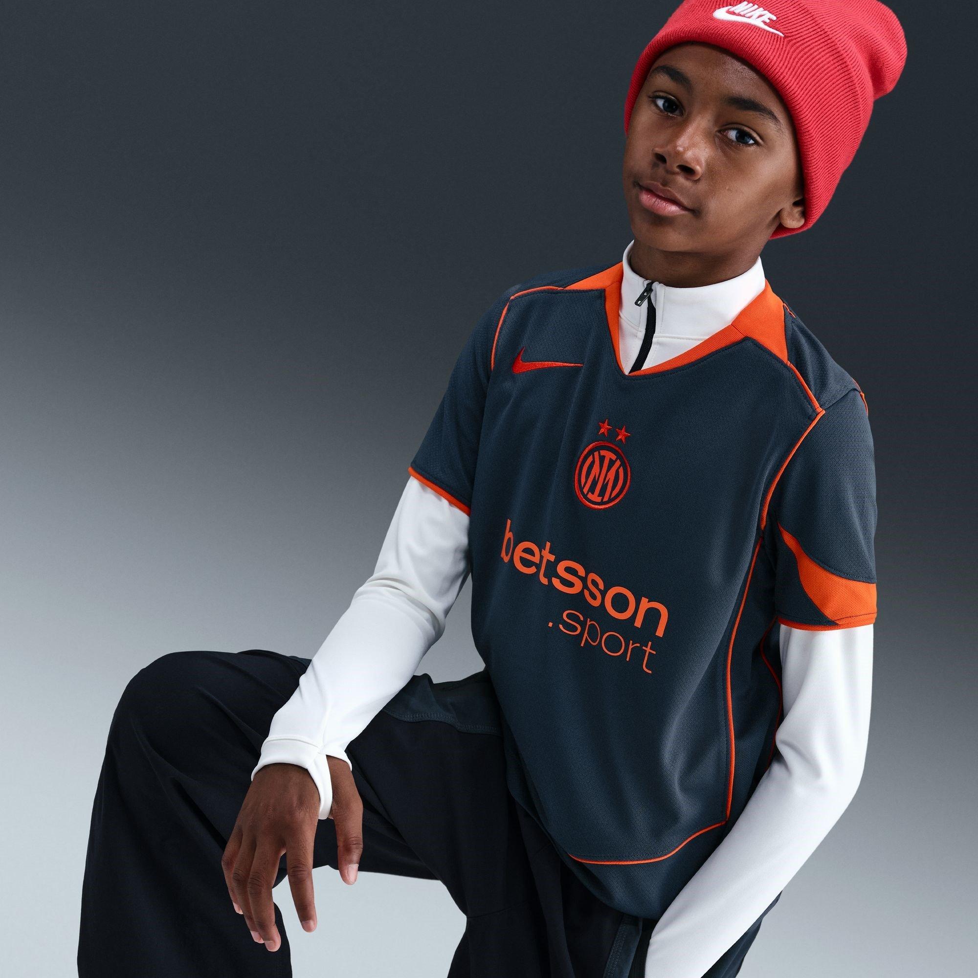 Blue/Orange - Nike - Inter Milan Third Shirt 2025 2026 Juniors - 13