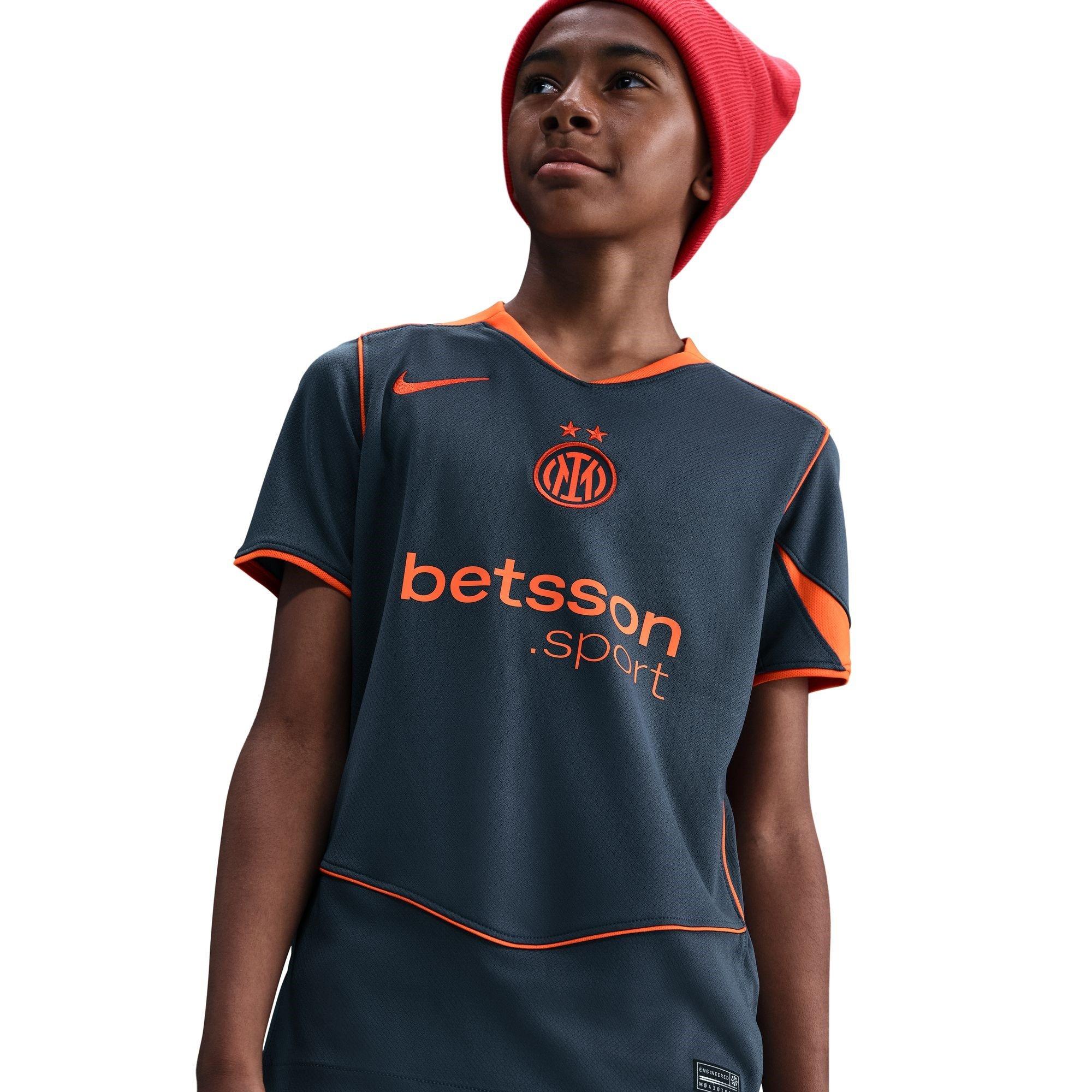 Blue/Orange - Nike - Inter Milan Third Shirt 2025 2026 Juniors - 5
