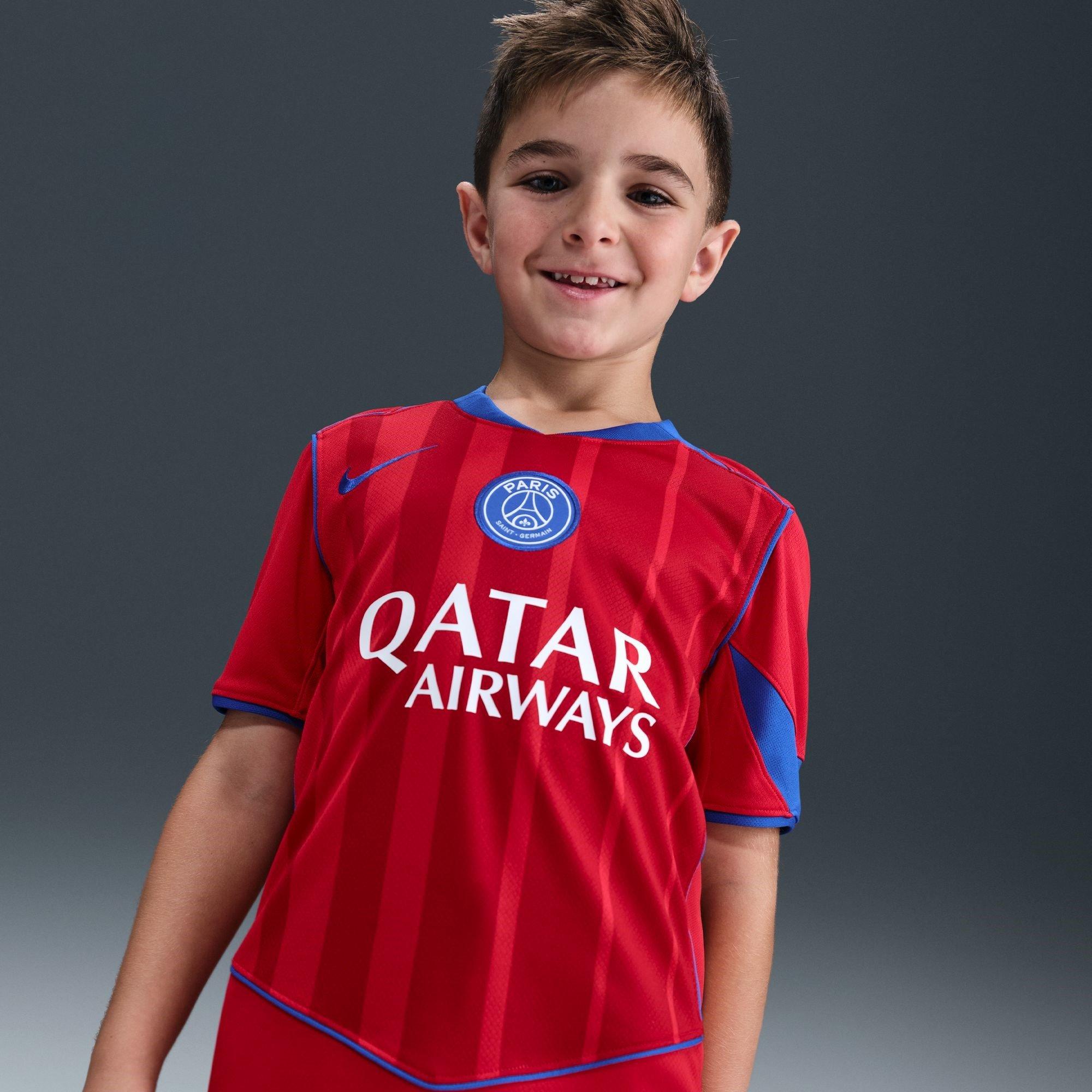 Red - Nike - PSG Third Shirt 2025 2026 Juniors - 3