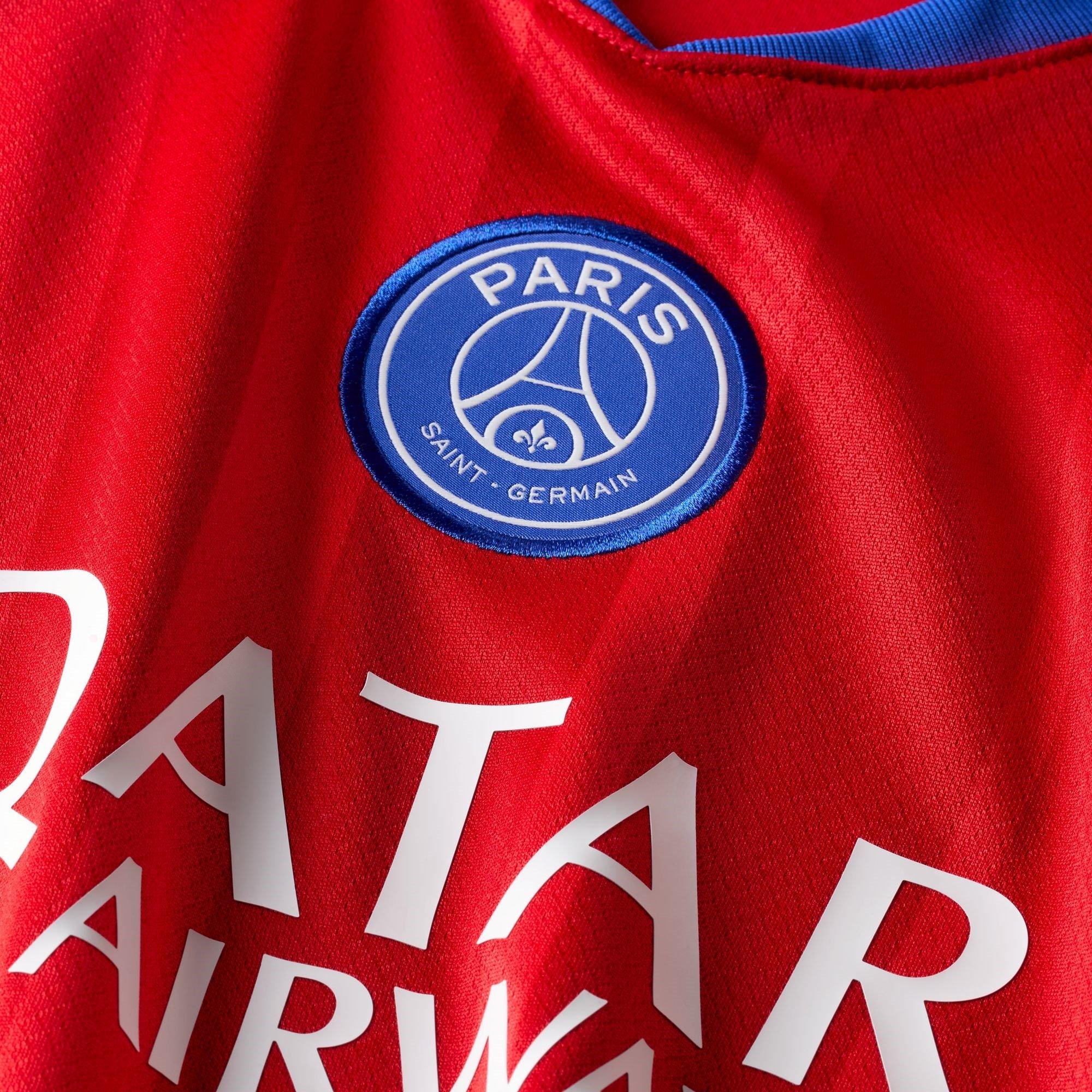 Red - Nike - PSG Third Shirt 2025 2026 Juniors - 6