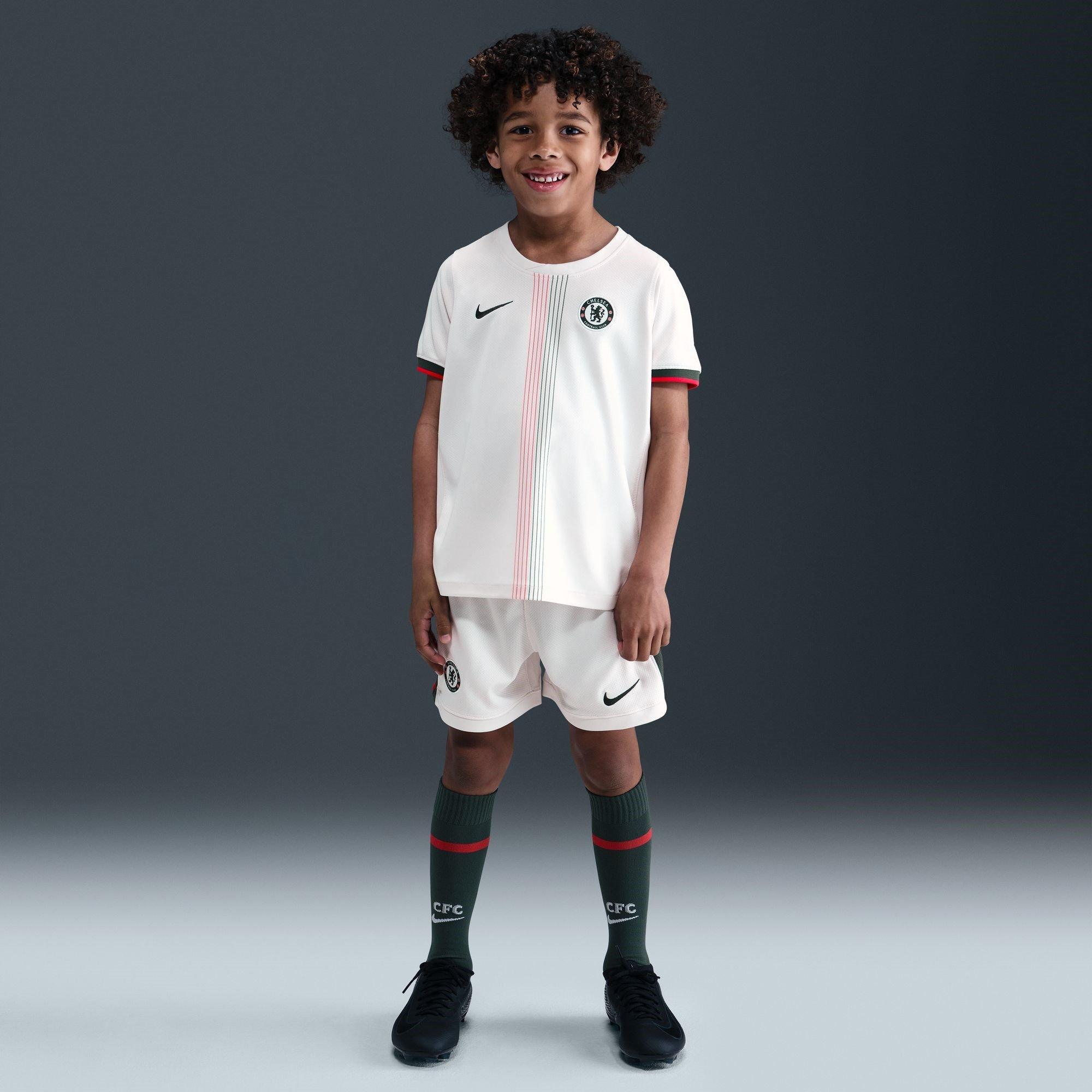 Hvid/Rød - Nike - Chelsea Away Minikit 2025 2026 Infants - 4