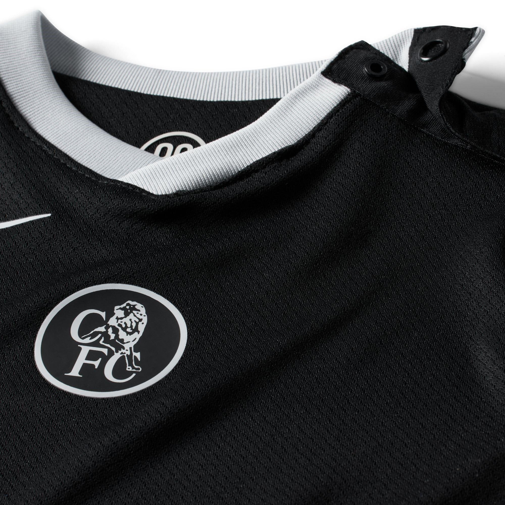 Sort/Sølv - Nike - Chelsea Third Minikit 2025 2026 Babies - 3