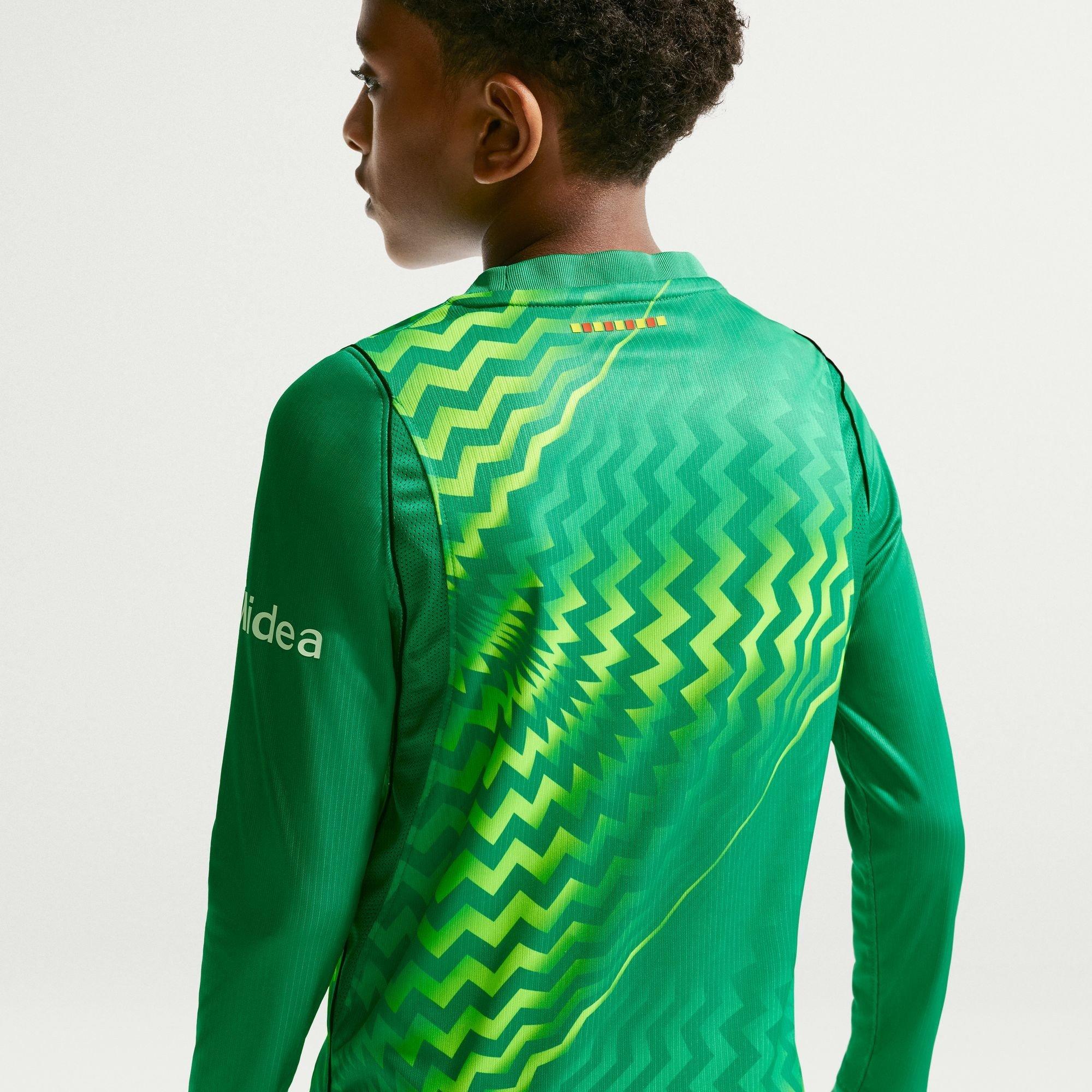 Grøn/Sort - Nike - FC Barcelona Home Goalkeeper Shirt 2026/27 Juniors - 6