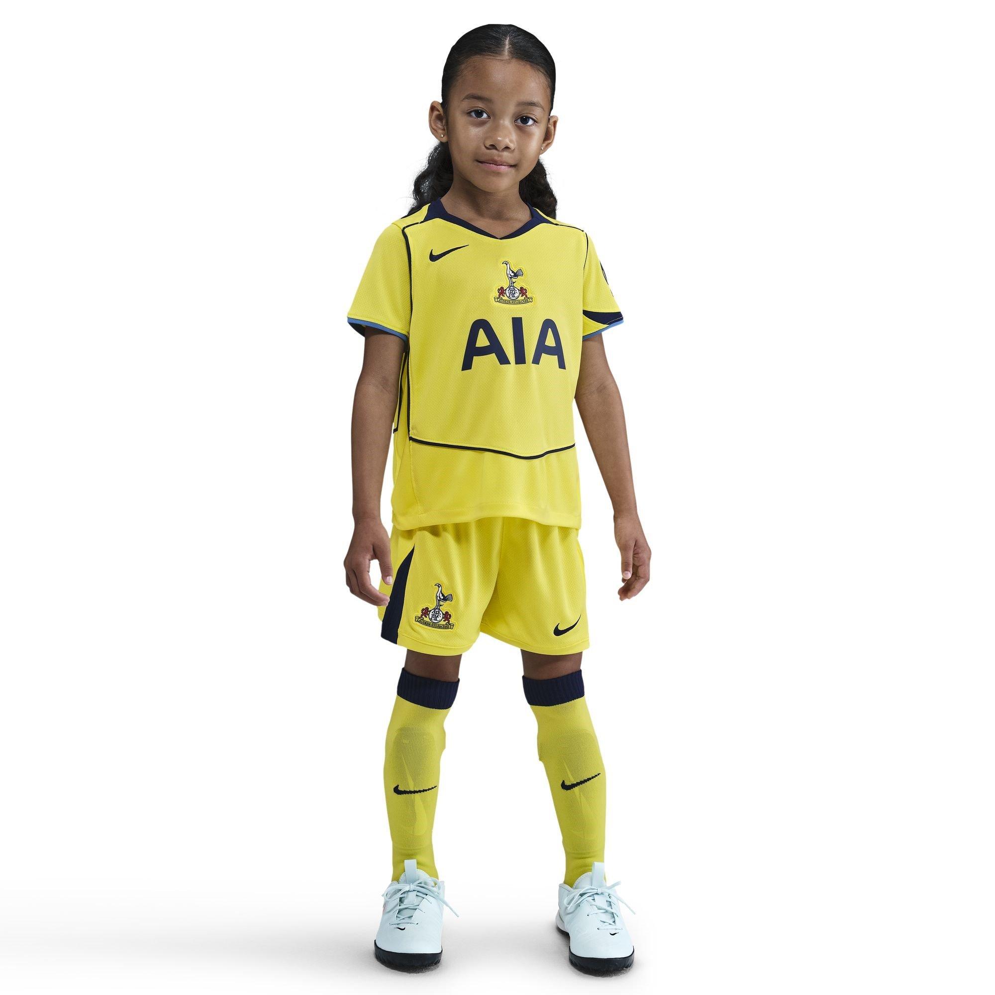 Yellow/Blue - Nike - Tottenham Hotspur Third Mini Kit 2025 2026 Infants - 3