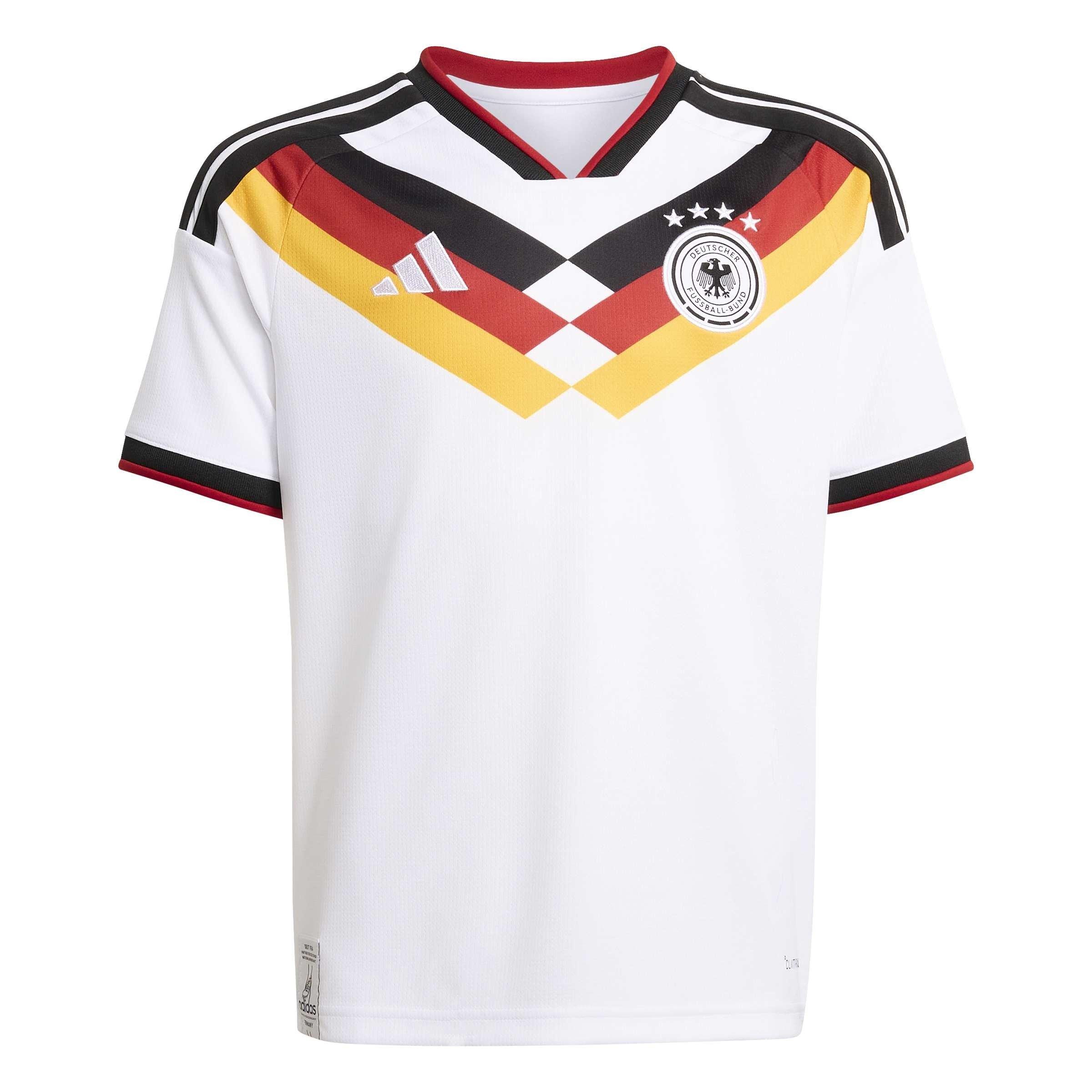 White - adidas - Germany World Cup 2026 Juniors Home Jersey - 1