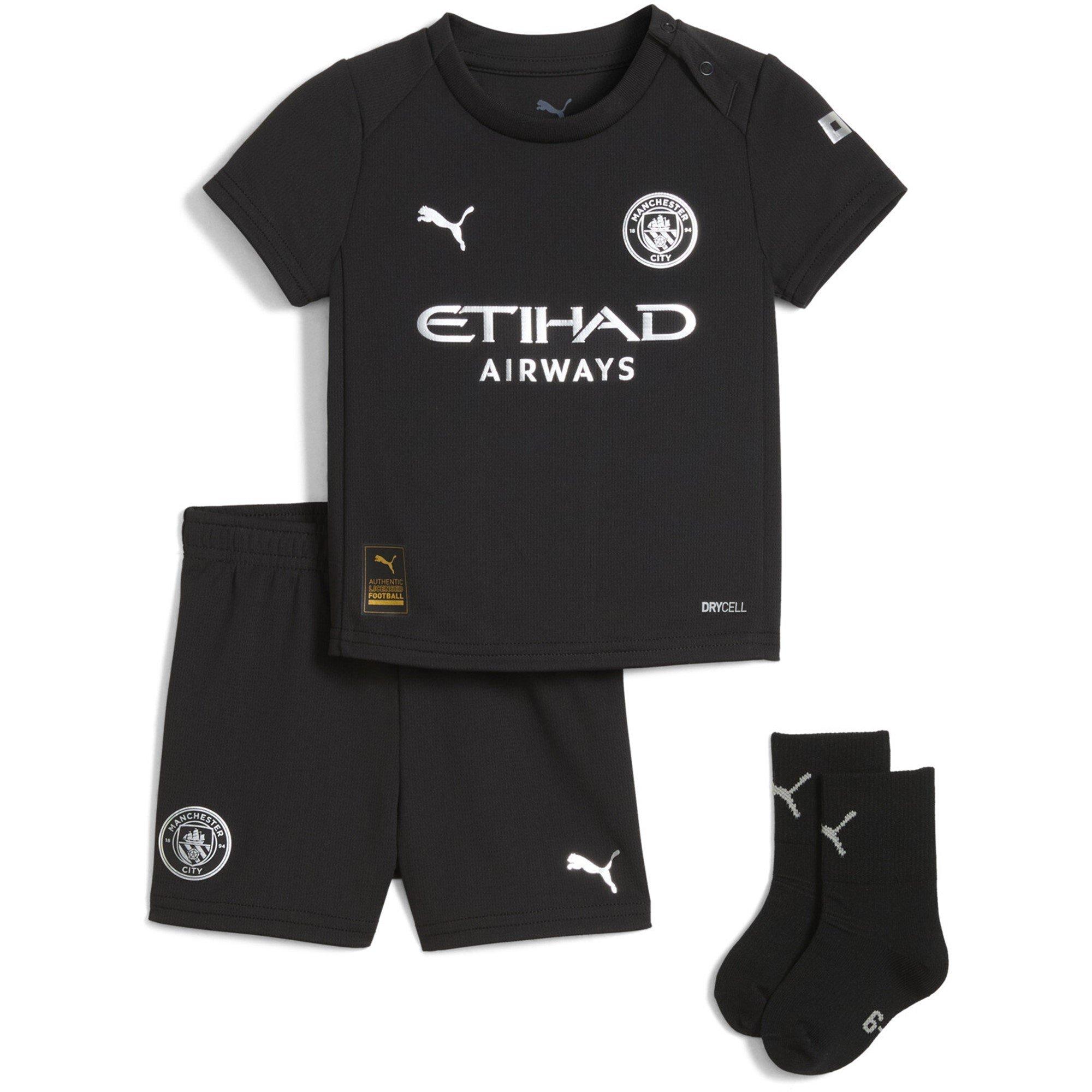 Black - Puma - Manchester City Away Babykit 2025 2026 - 1