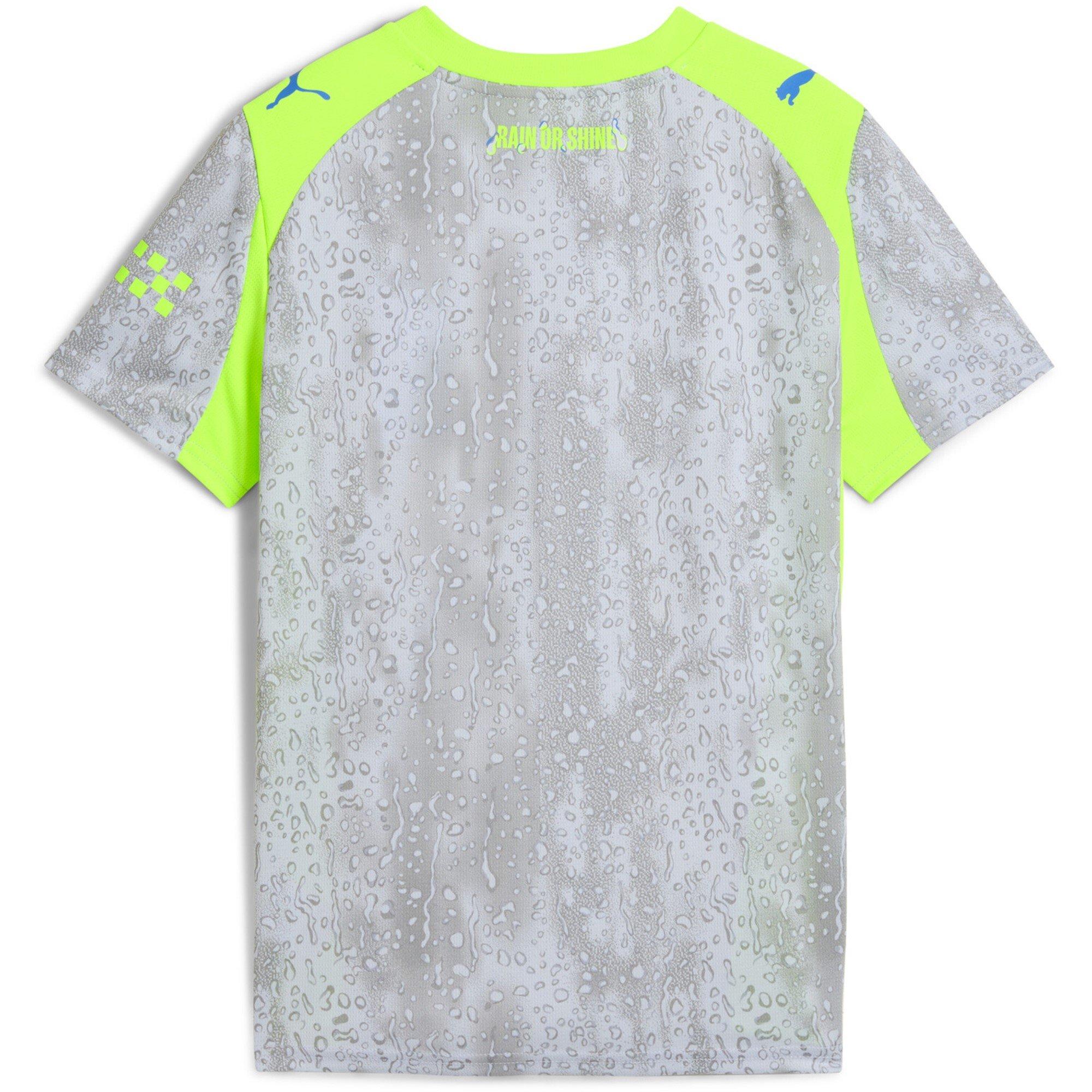 Grey/Green - Puma - Manchester City Third Shirt 2025 2026 Juniors - 2