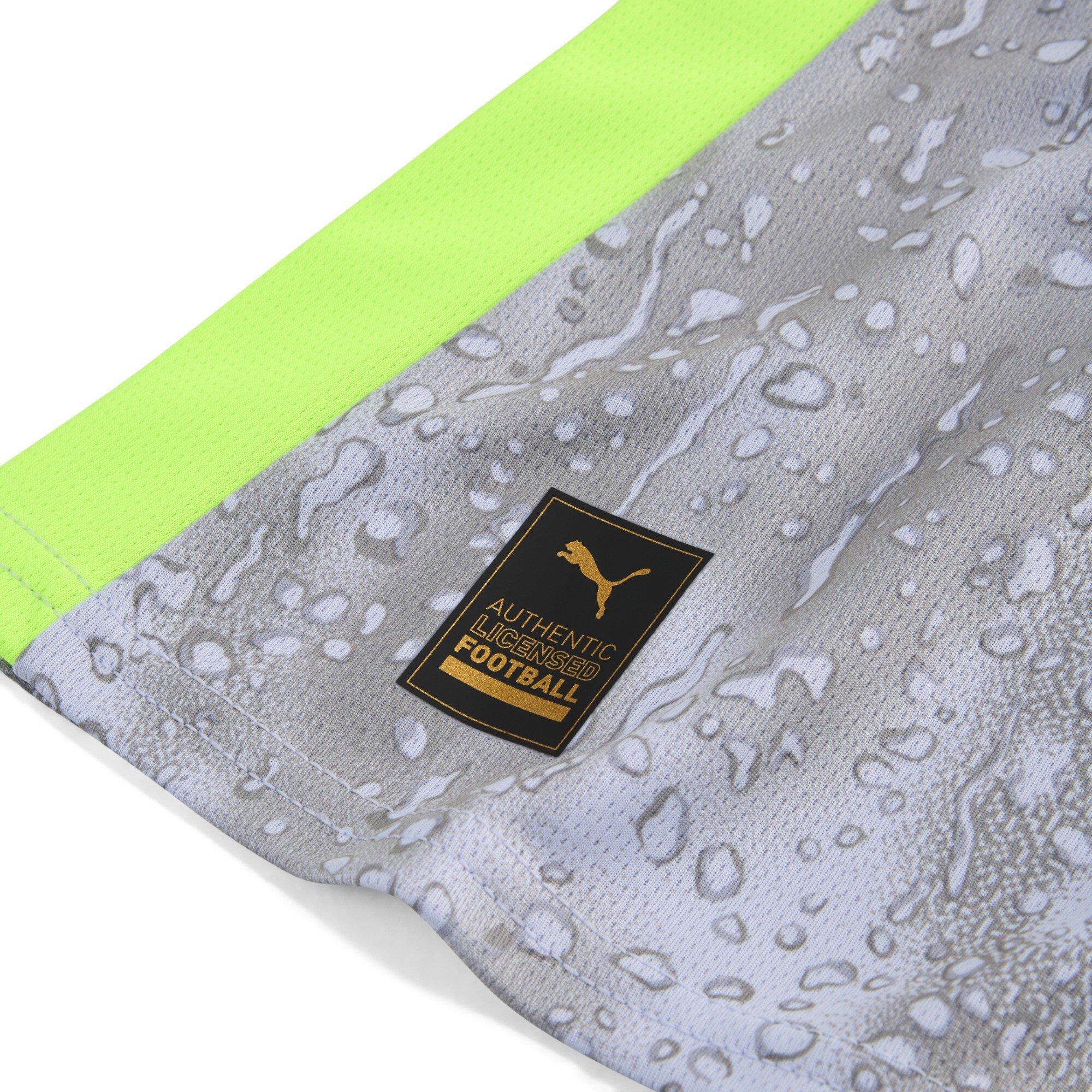 Grey/Green - Puma - Manchester City Third Shirt 2025 2026 Juniors - 3