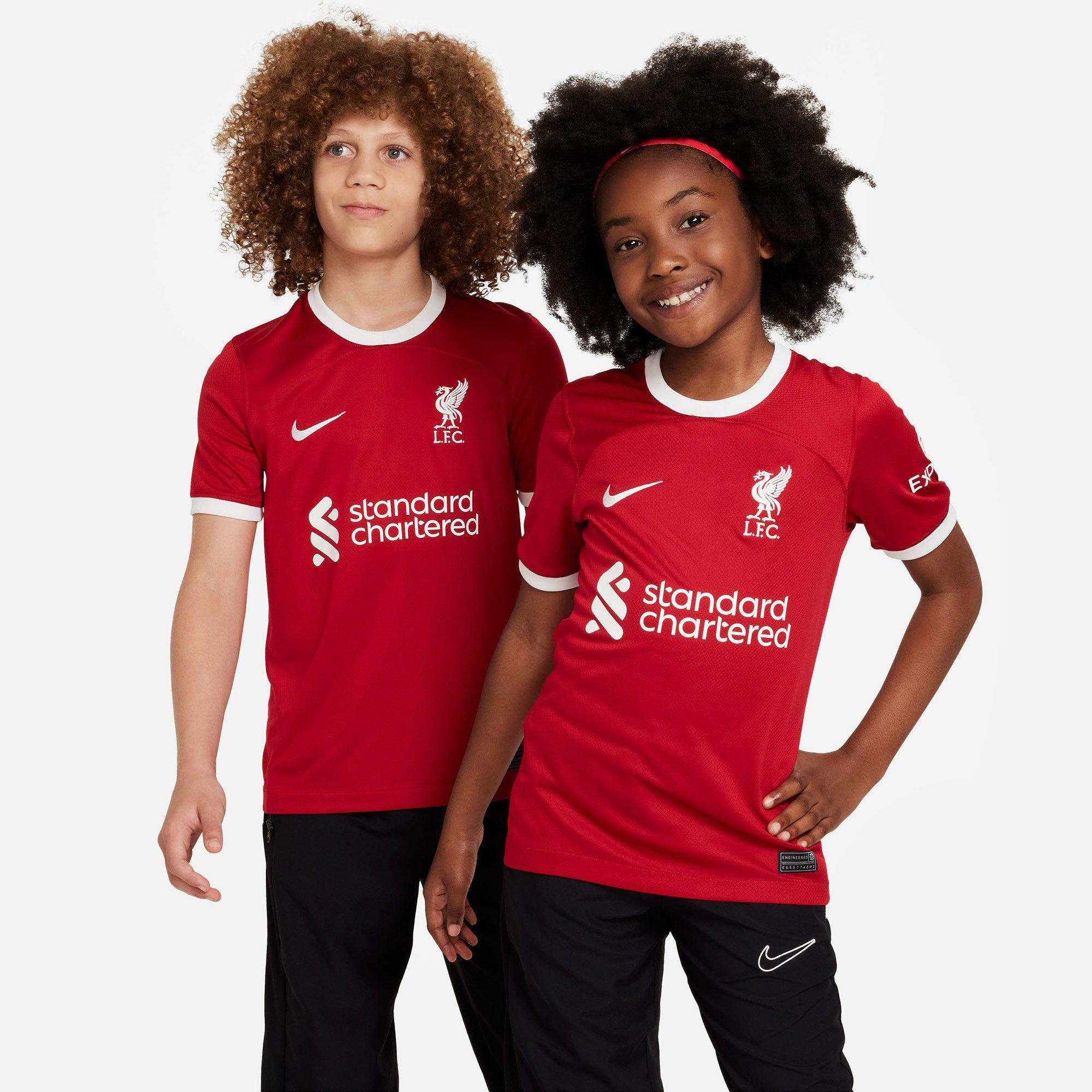 Nike | Liverpool FC Home Shirt 2023 2024 Juniors | Domestic Replica ...