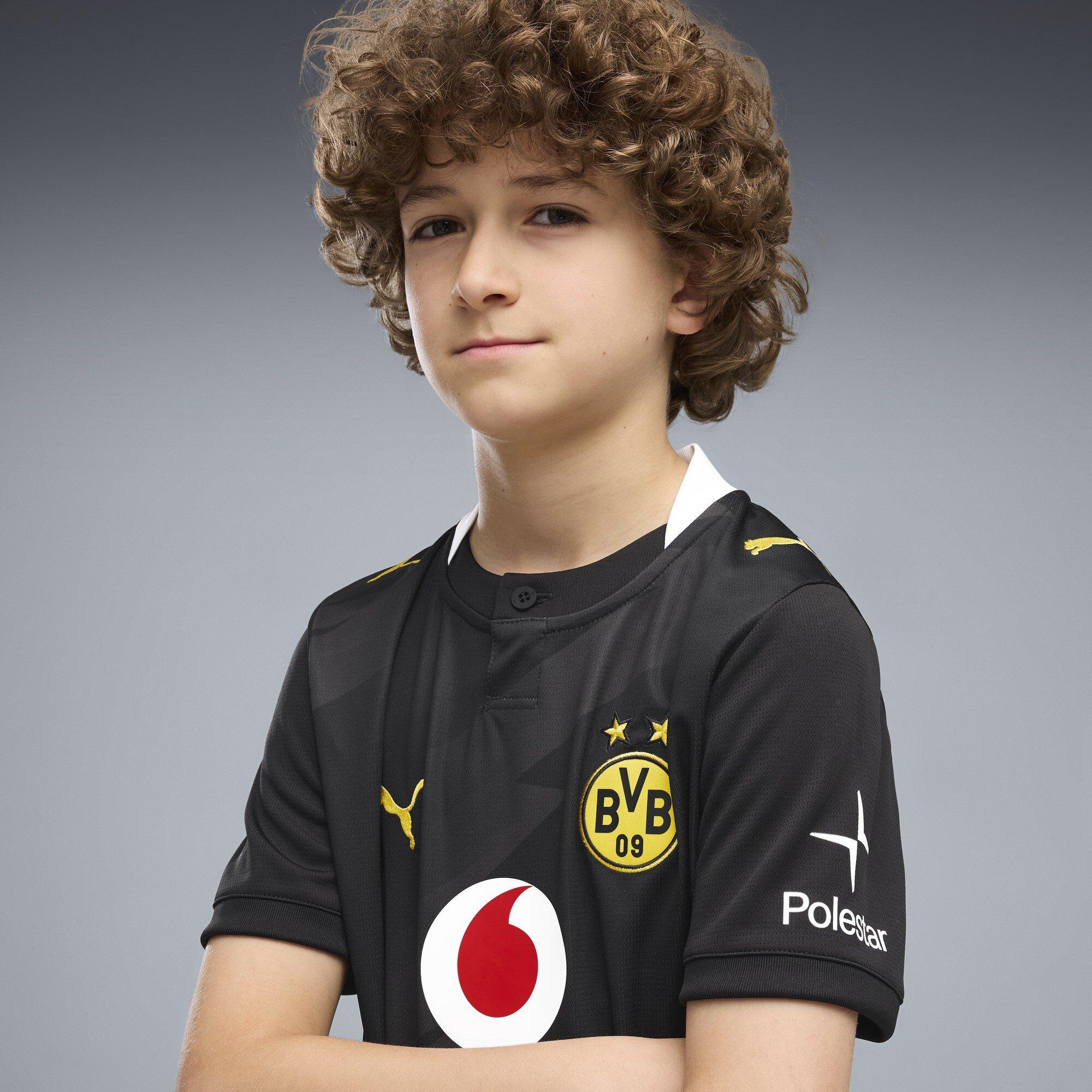 Nero/Grigio - Puma - Borussia Away Shirt 2026/27 Juniors - 4
