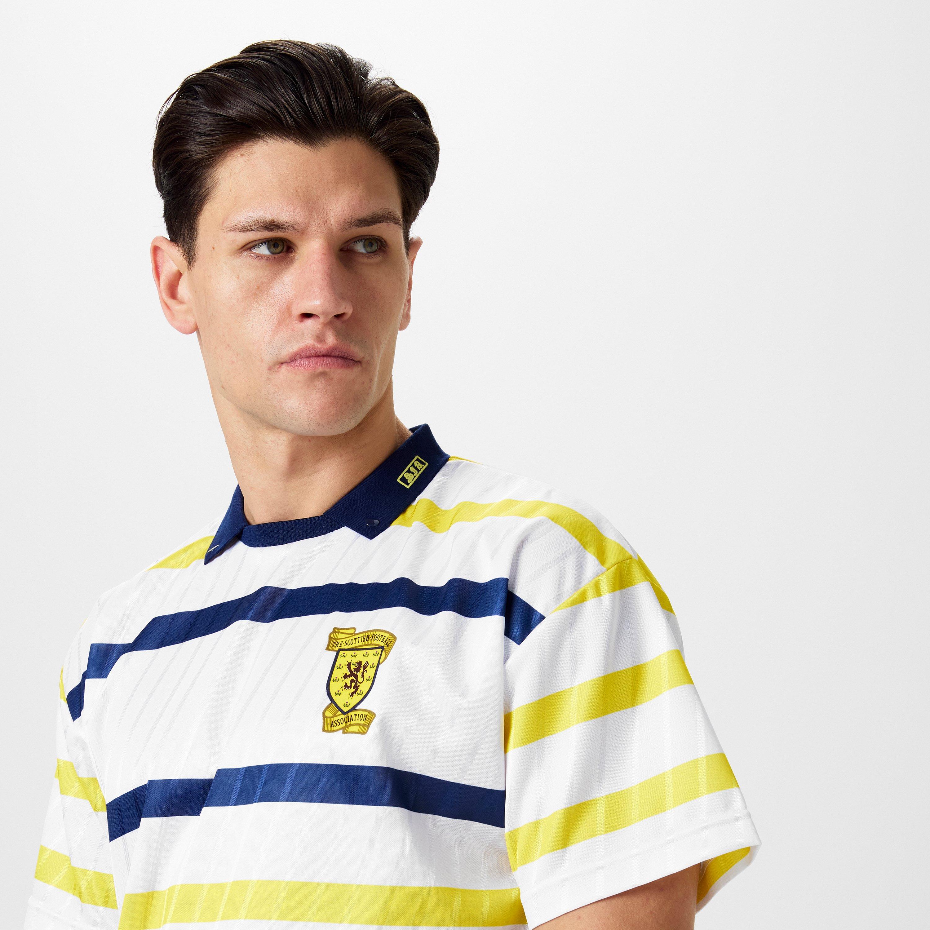 Wit - Score Draw - Scotland '90 Away Retro Football Shirts - 6