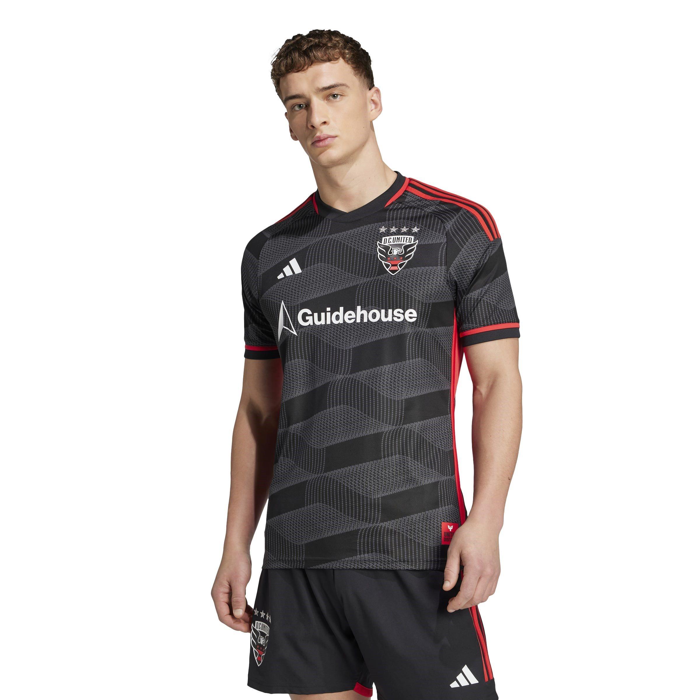 Black - adidas - DC United Authentic 2025 2026 Home Shirt Adults - 3
