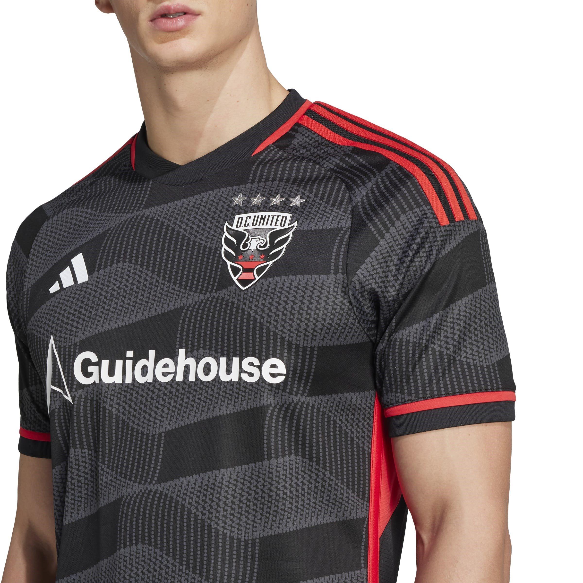Black - adidas - DC United Authentic 2025 2026 Home Shirt Adults - 6