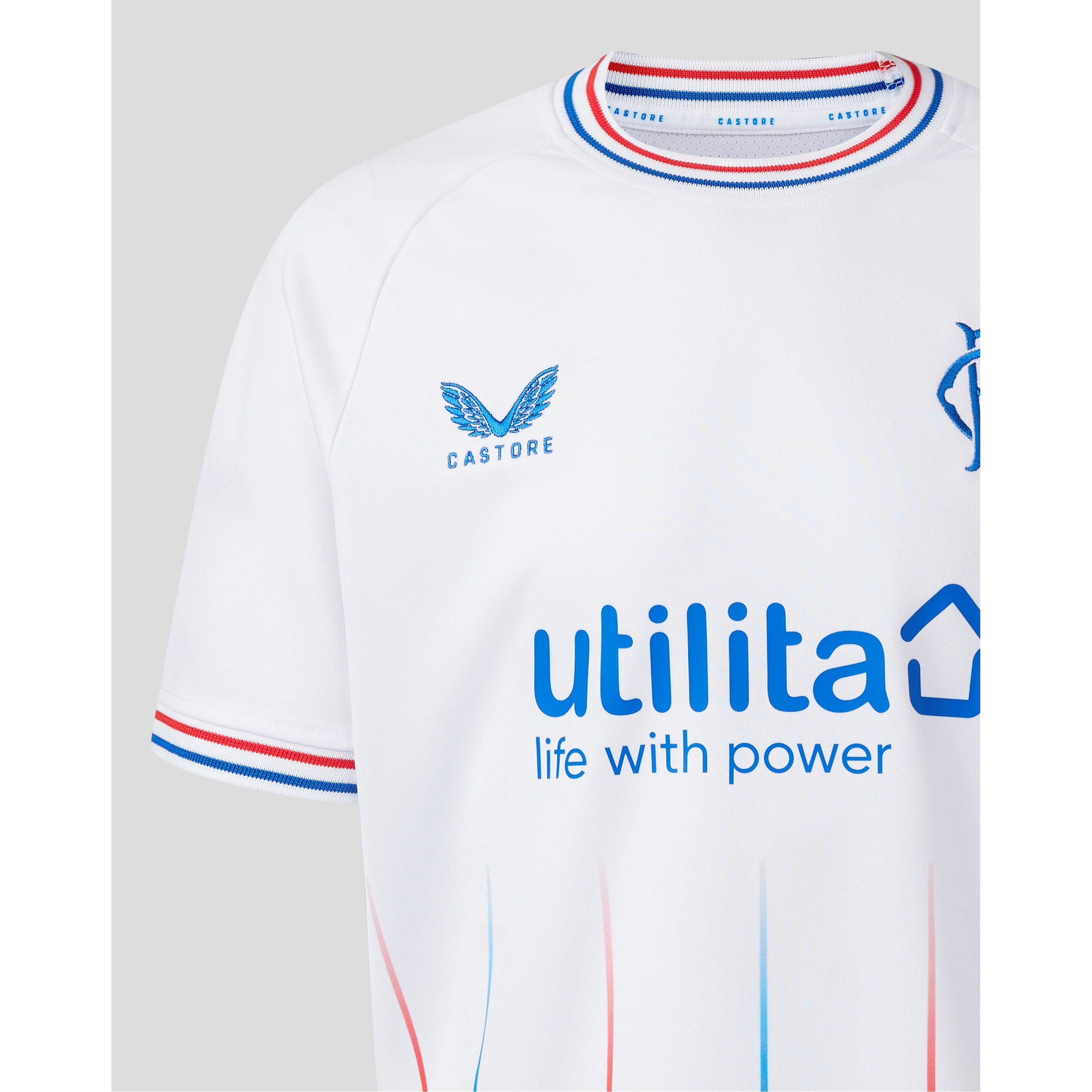 Weiß - Castore - Rangers Away Shirt 2023 2024 Juniors - 3