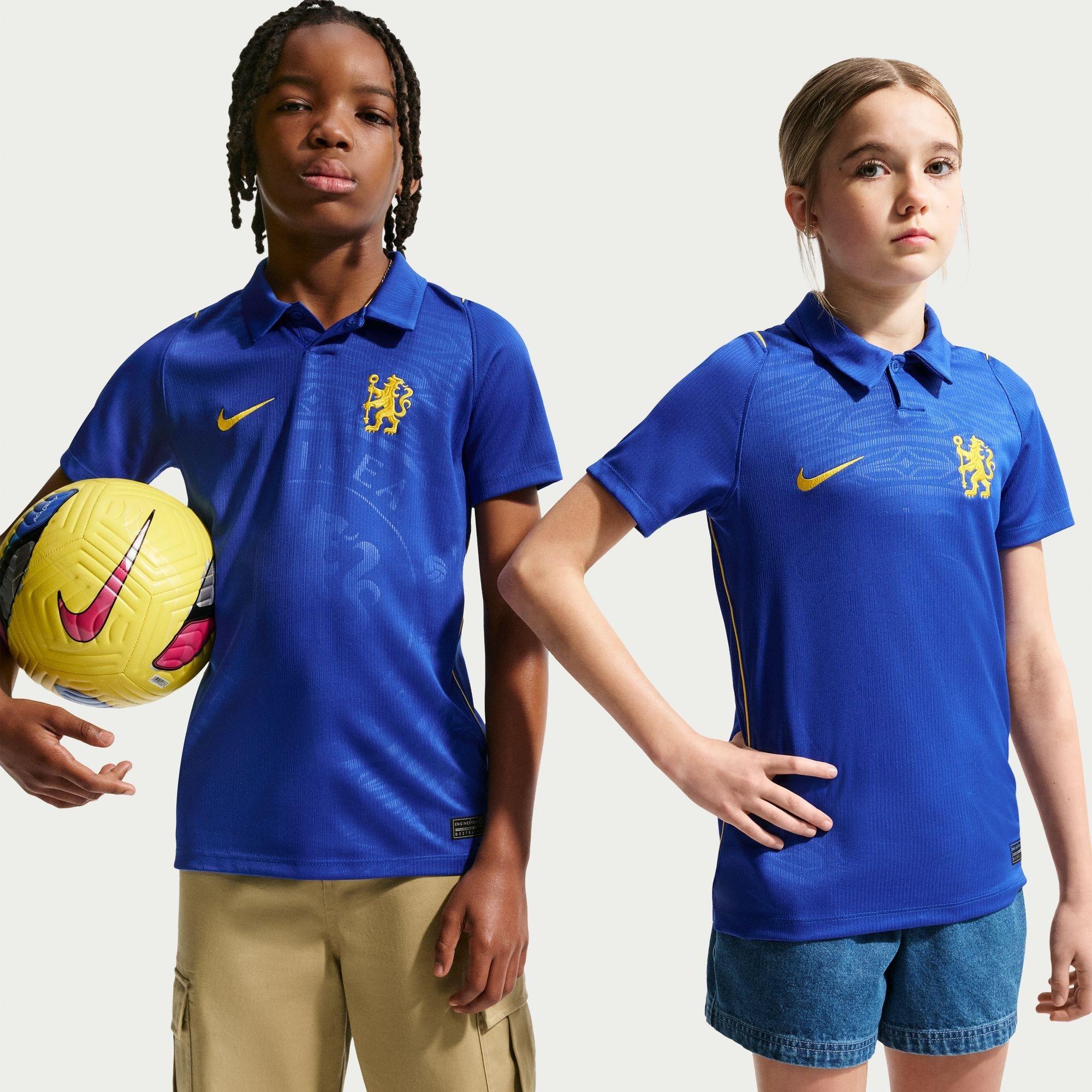 Blue/Gold - Nike - Chelsea Home Shirt 2026/27 Juniors - 3
