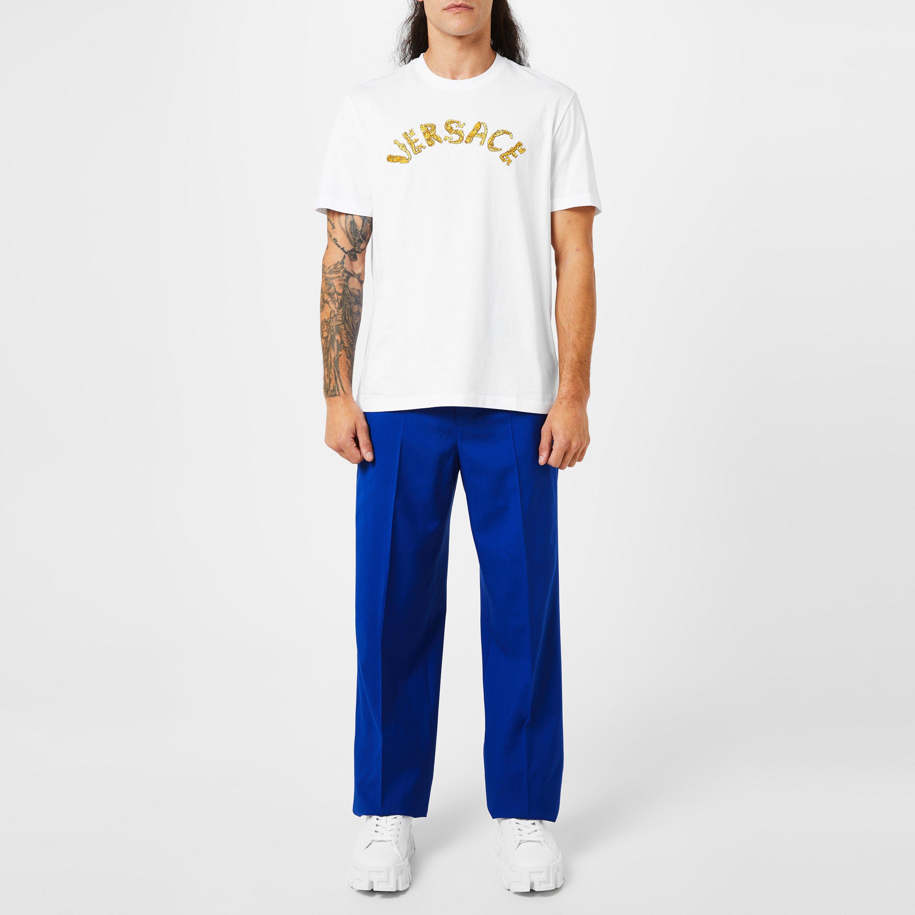Electric Blue - Versace - Formal Trousers - 4