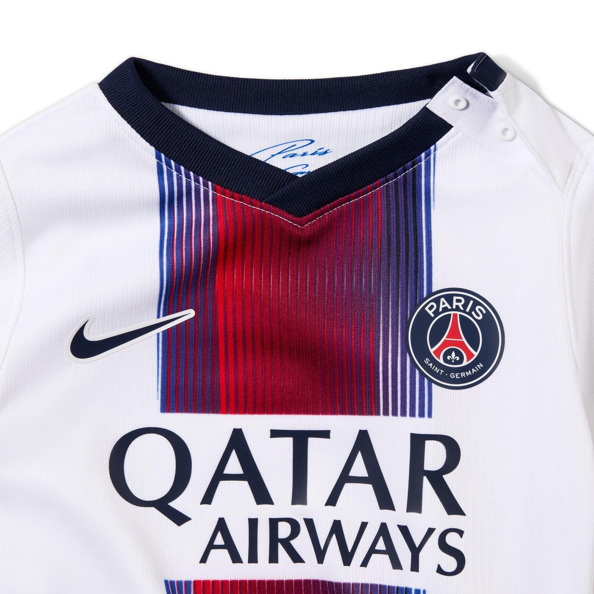 Wit/Marineblauw - Nike - PSG Away Baby Kit 2026/27 - 3