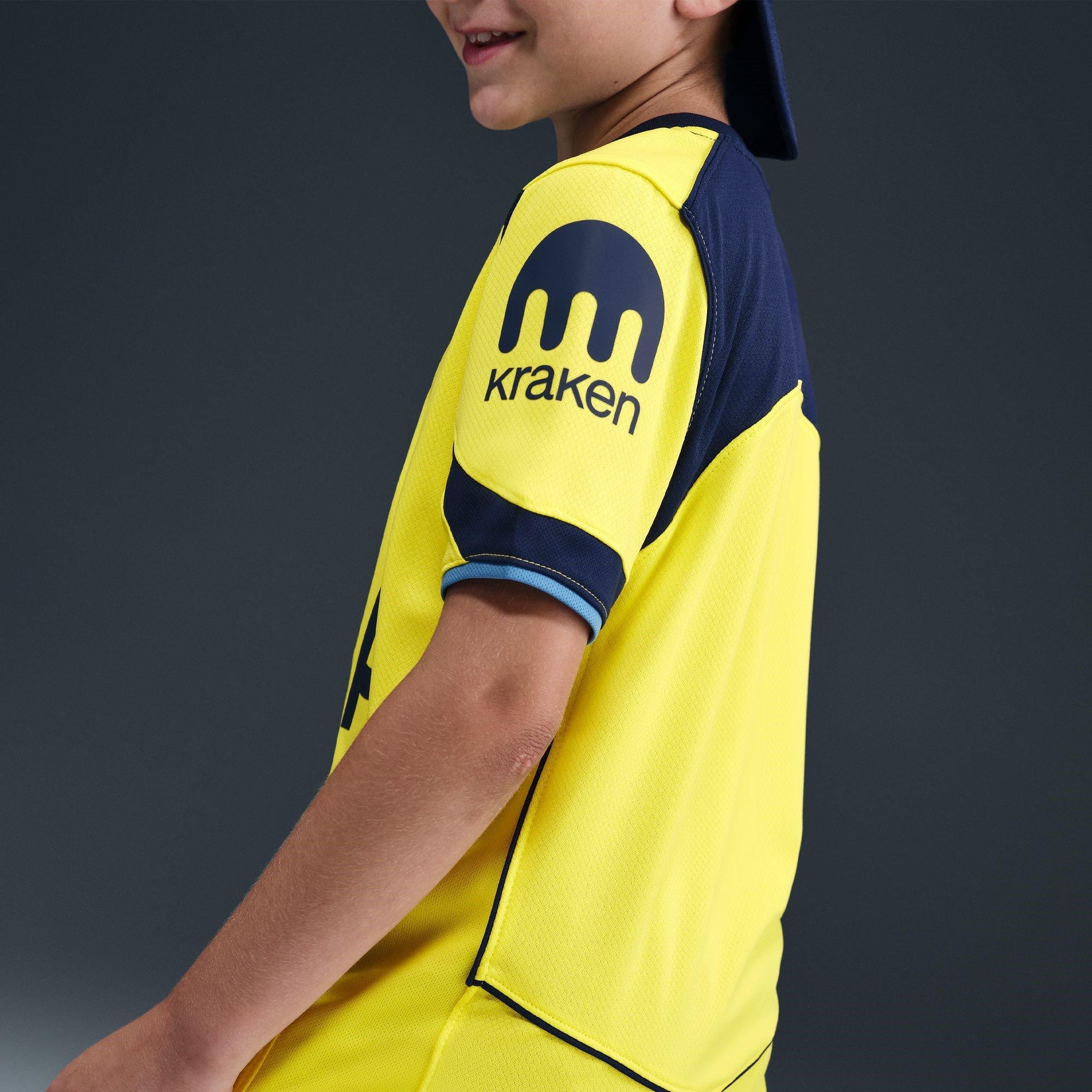Yellow/Blue - Nike - Tottenham Hotpur Third Shirt 2025 2026 Juniors - 5
