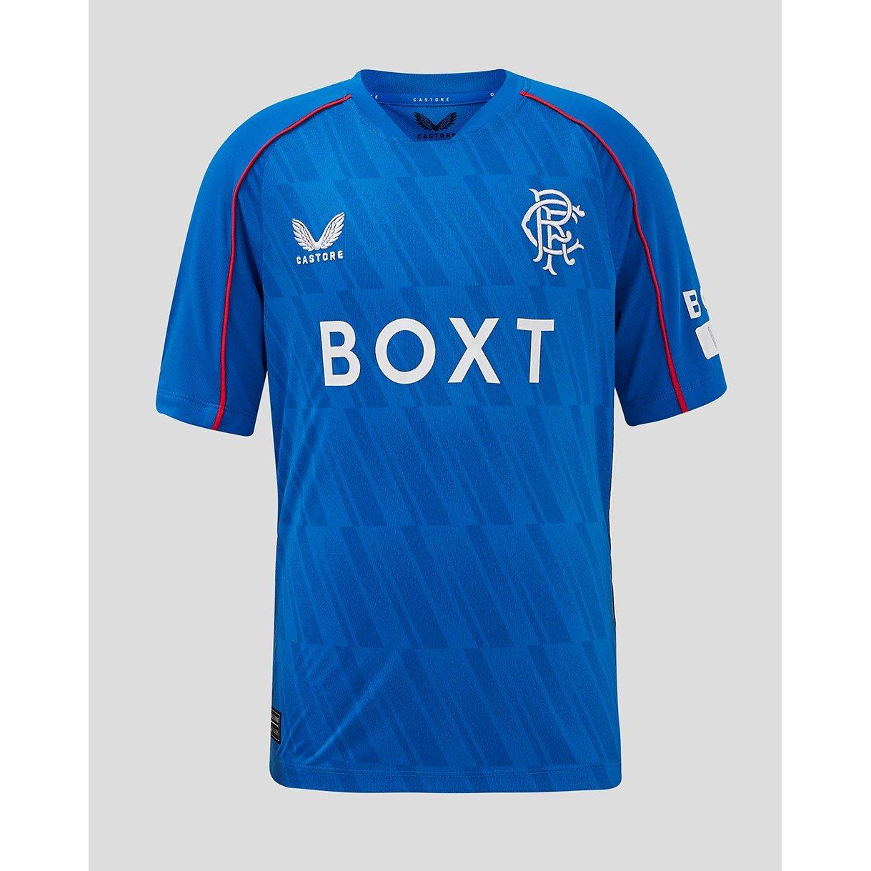 Castore Boys Rangers Home Shirt 2024 2025 Juniors - Blue - 7-8 (S)