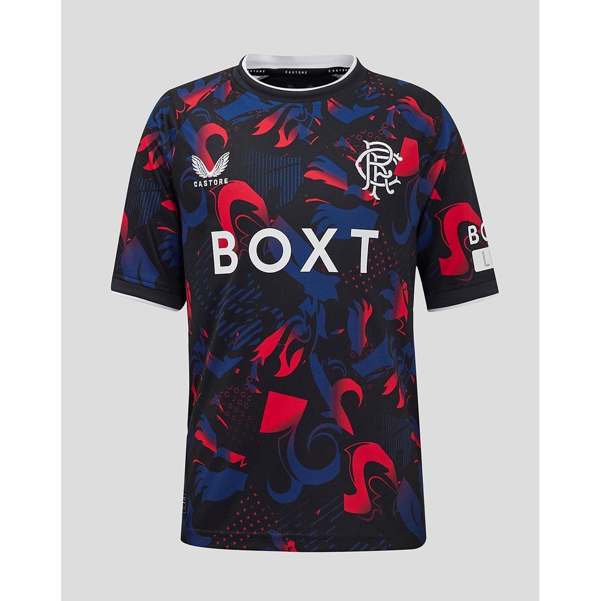 Kaviaar/Tomaat - Castore - Rangers Third Shirt 2024 2025 Juniors - 1
