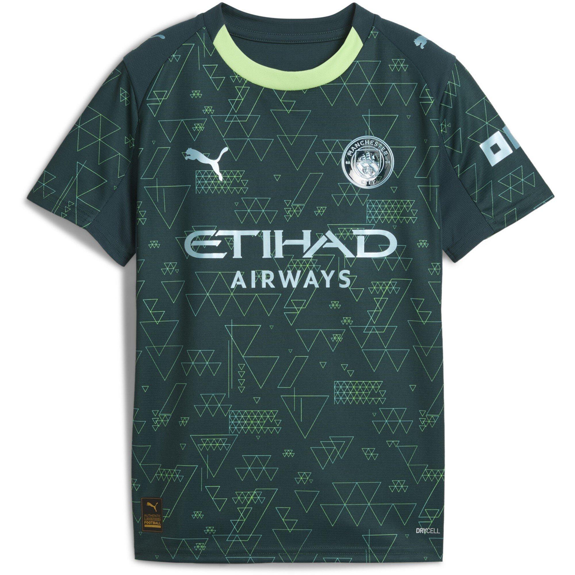 Green - Puma - Manchester City Fourth Shirt 2025 2026 Juniors - 1