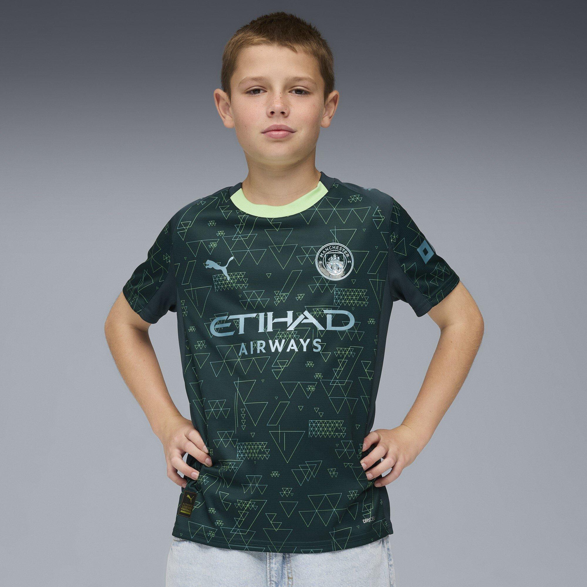 Green - Puma - Manchester City Fourth Shirt 2025 2026 Juniors - 3