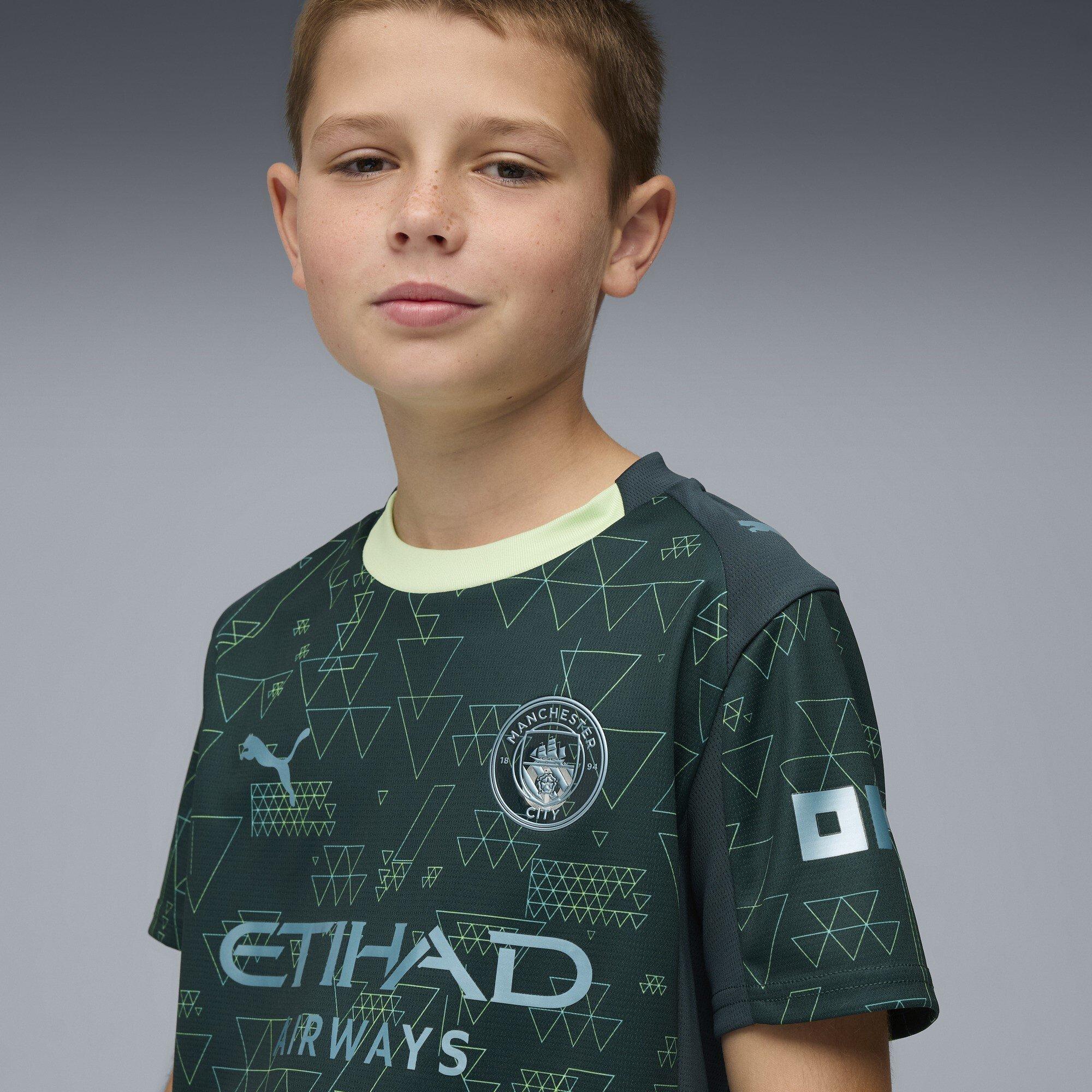 Green - Puma - Manchester City Fourth Shirt 2025 2026 Juniors - 4