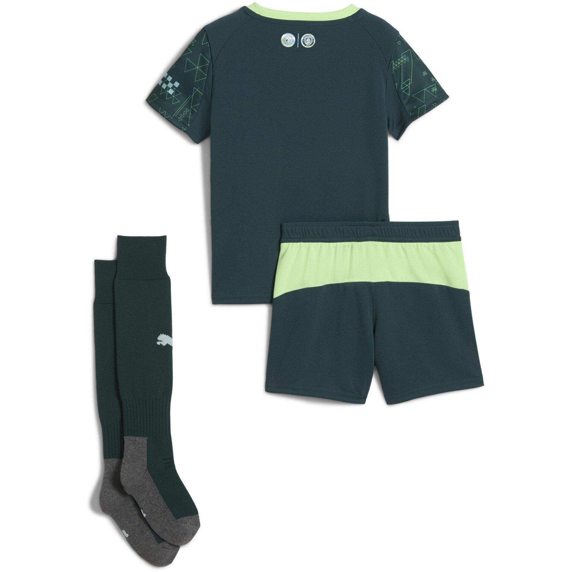 Green - Puma - Manchester City Fourth Minikit 25/26 Infants - 2