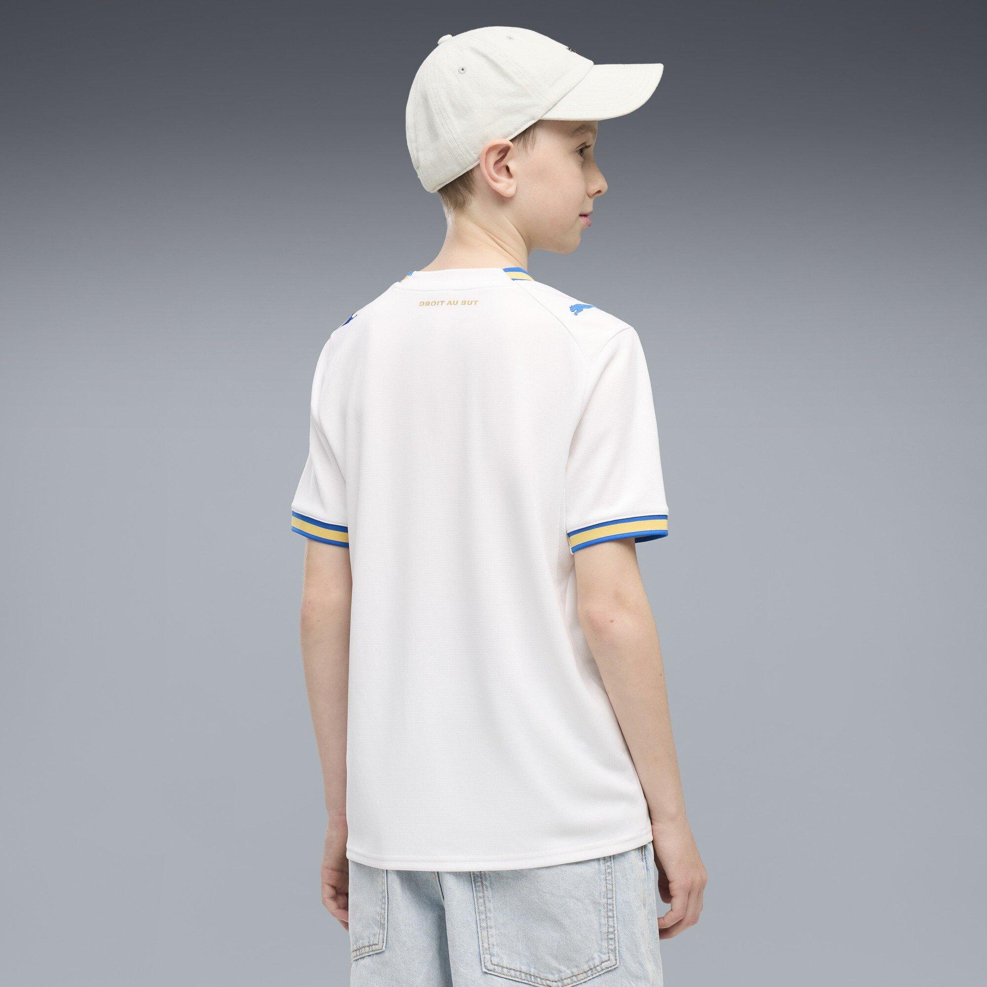 White/Blue - Puma - Olympique Home Shirt 2026/27 Juniors - 4