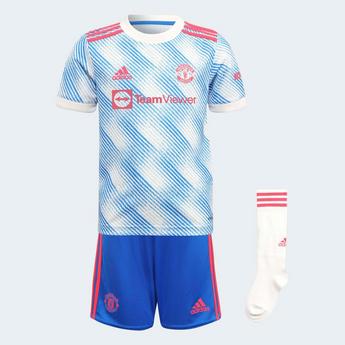 adidas Manchester United Away Mini Kit 2021 2022