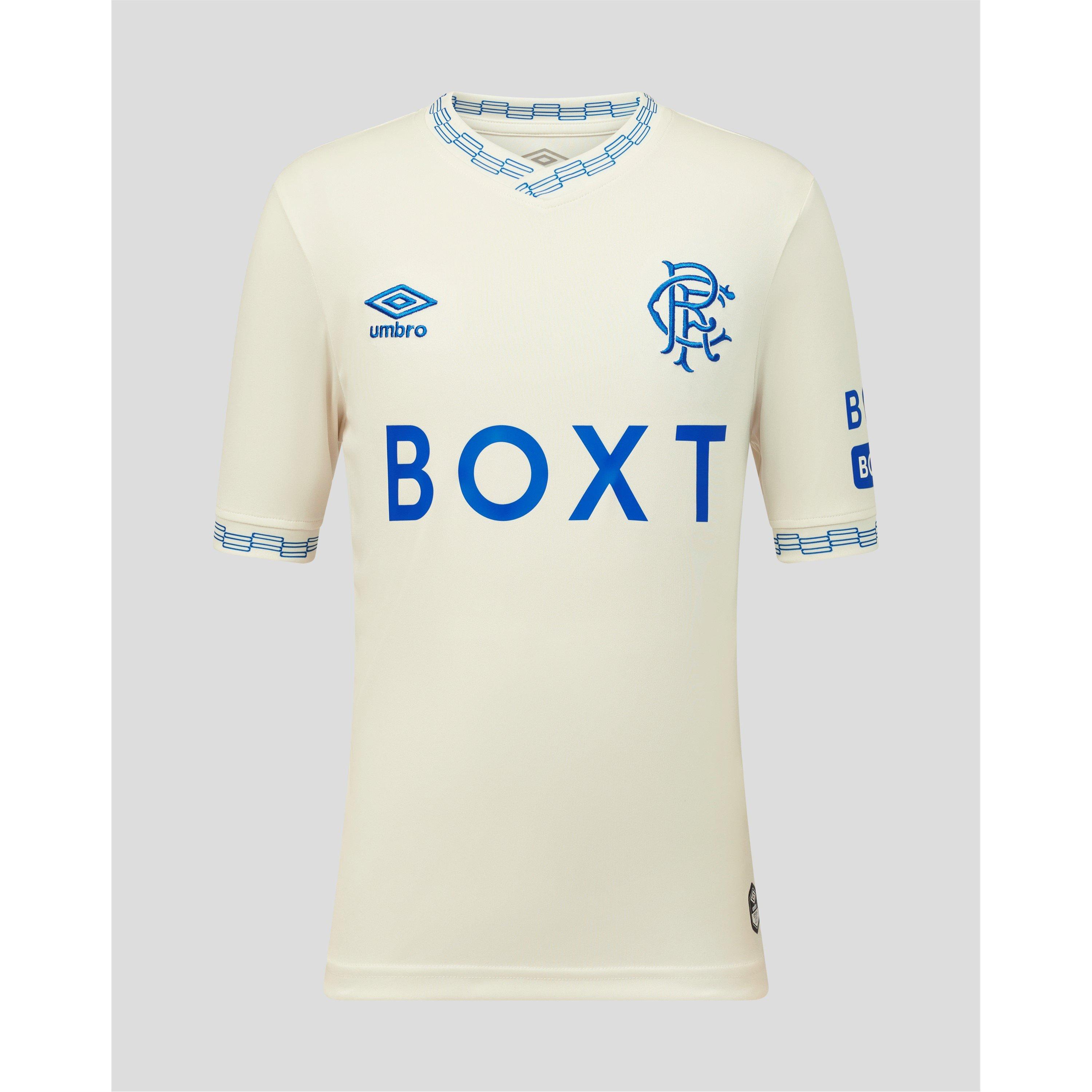 White/Blue - Umbro - Rangers Away Shirt 2026/27 Juniors - 1