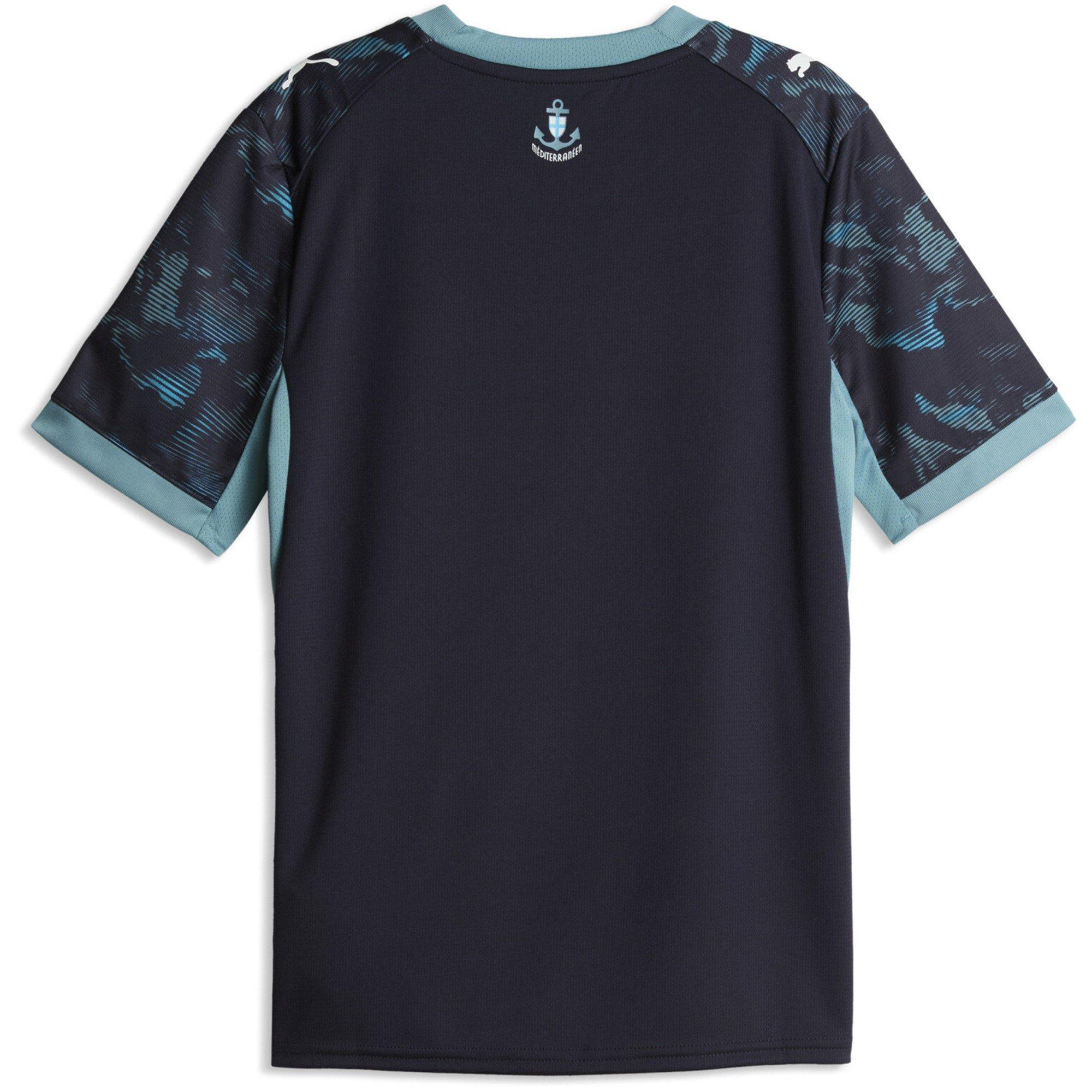 Navy/Blue - Puma - Olympique Away Shirt 2026/27 Juniors - 2