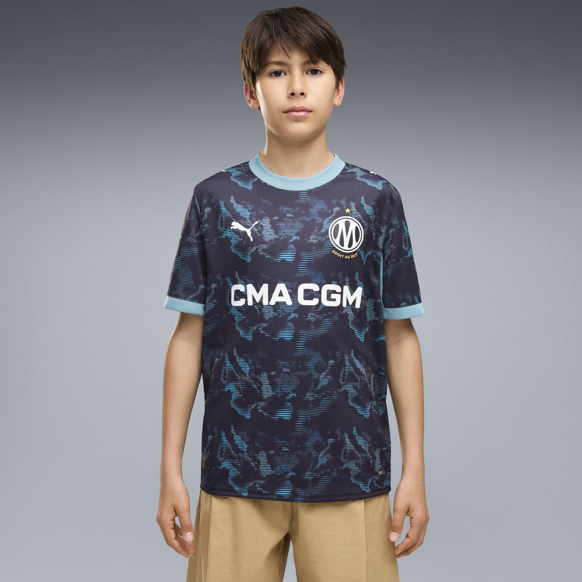 Navy/Blue - Puma - Olympique Away Shirt 2026/27 Juniors - 3