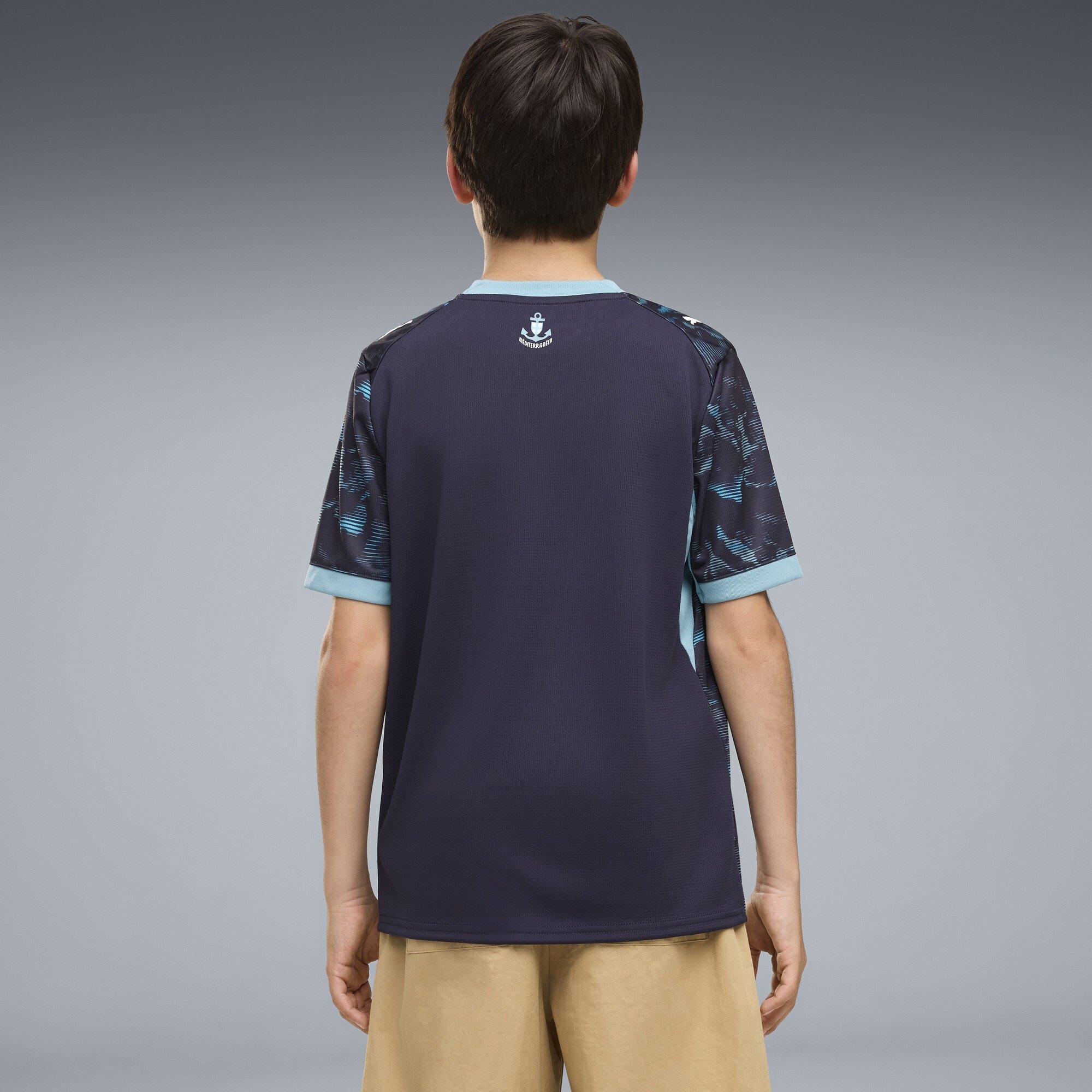 Navy/Blue - Puma - Olympique Away Shirt 2026/27 Juniors - 4
