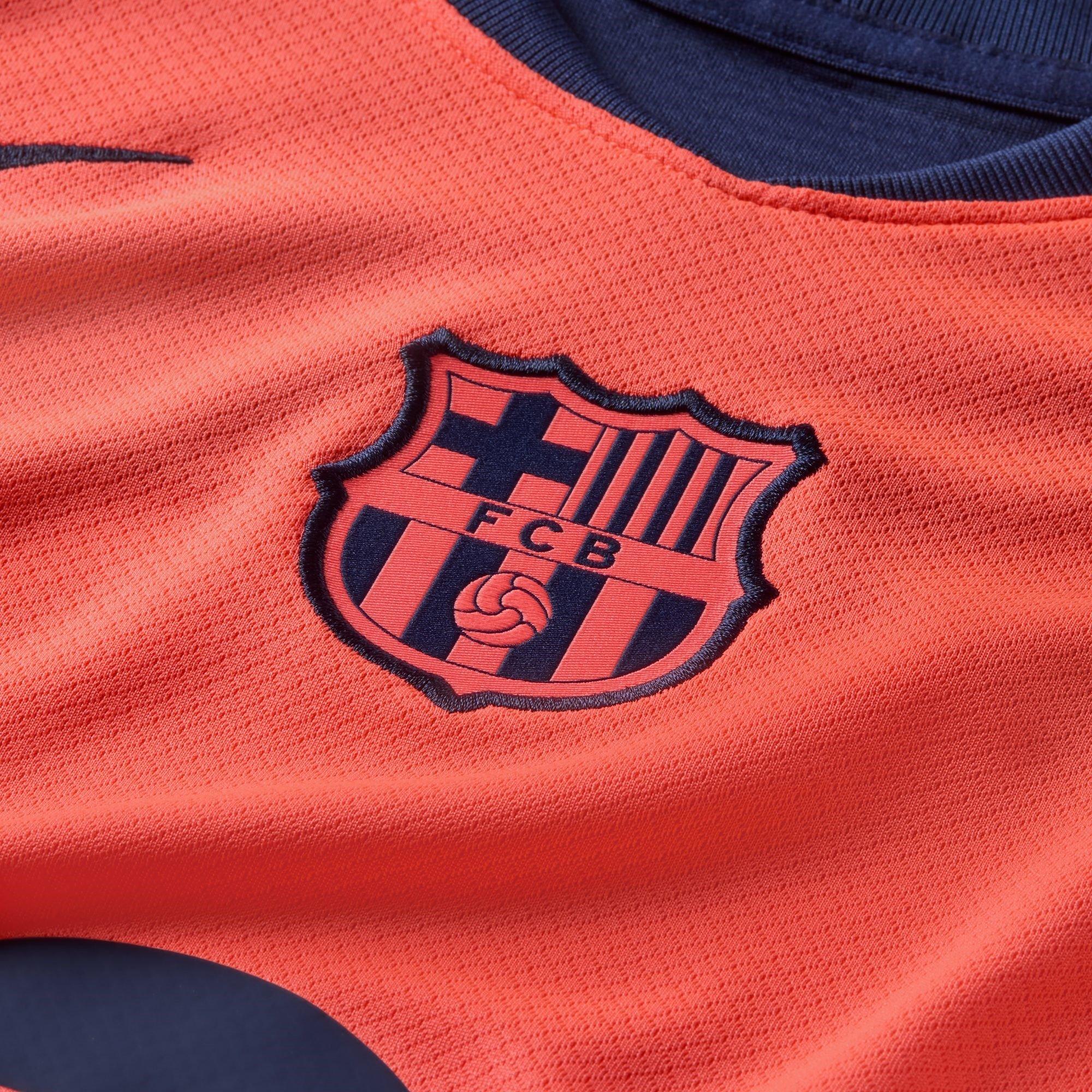 Orange/Blue - Nike - Barcelona Third Shirt 2025 2026 Juniors - 5