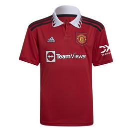 adidas Manchester United FC Home Shirt 2022 2023 Juniors