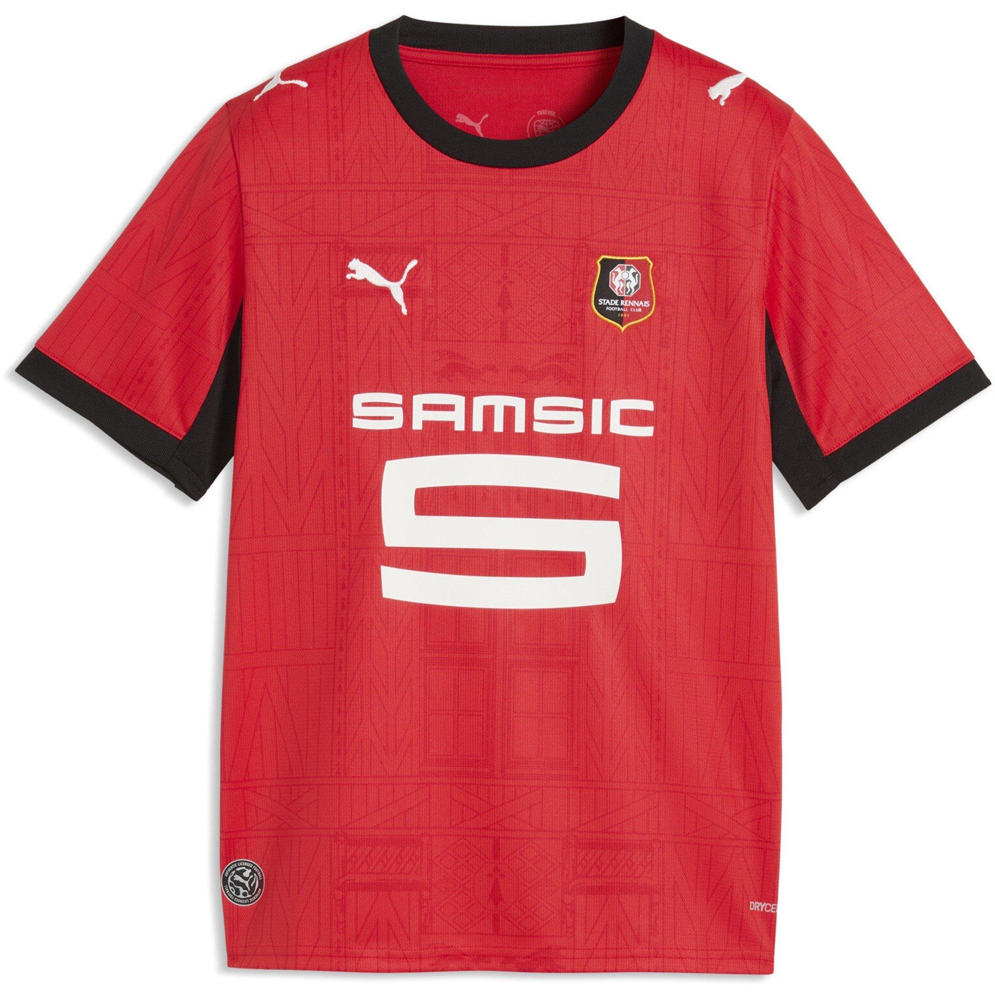 Red/Black - Puma - Stade Rennais Home Shirt 2026/27 Juniors - 1