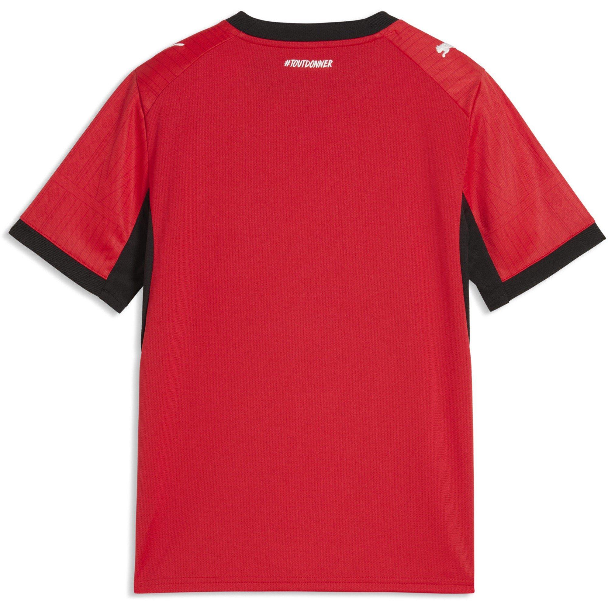 Red/Black - Puma - Stade Rennais Home Shirt 2026/27 Juniors - 2
