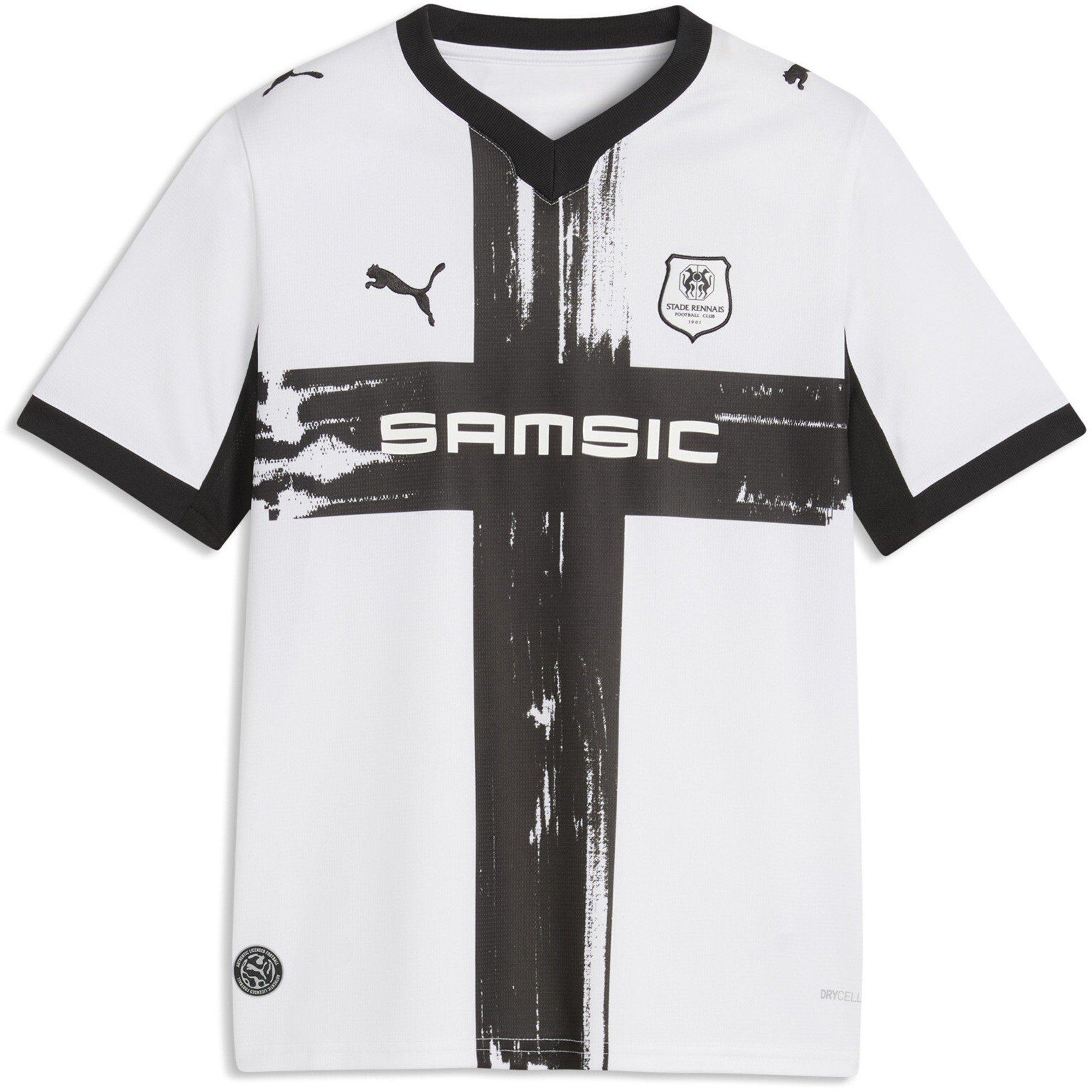 Blanco/Negro - Puma - Stade Rennais Away Shirt 2026/27 Juniors - 1