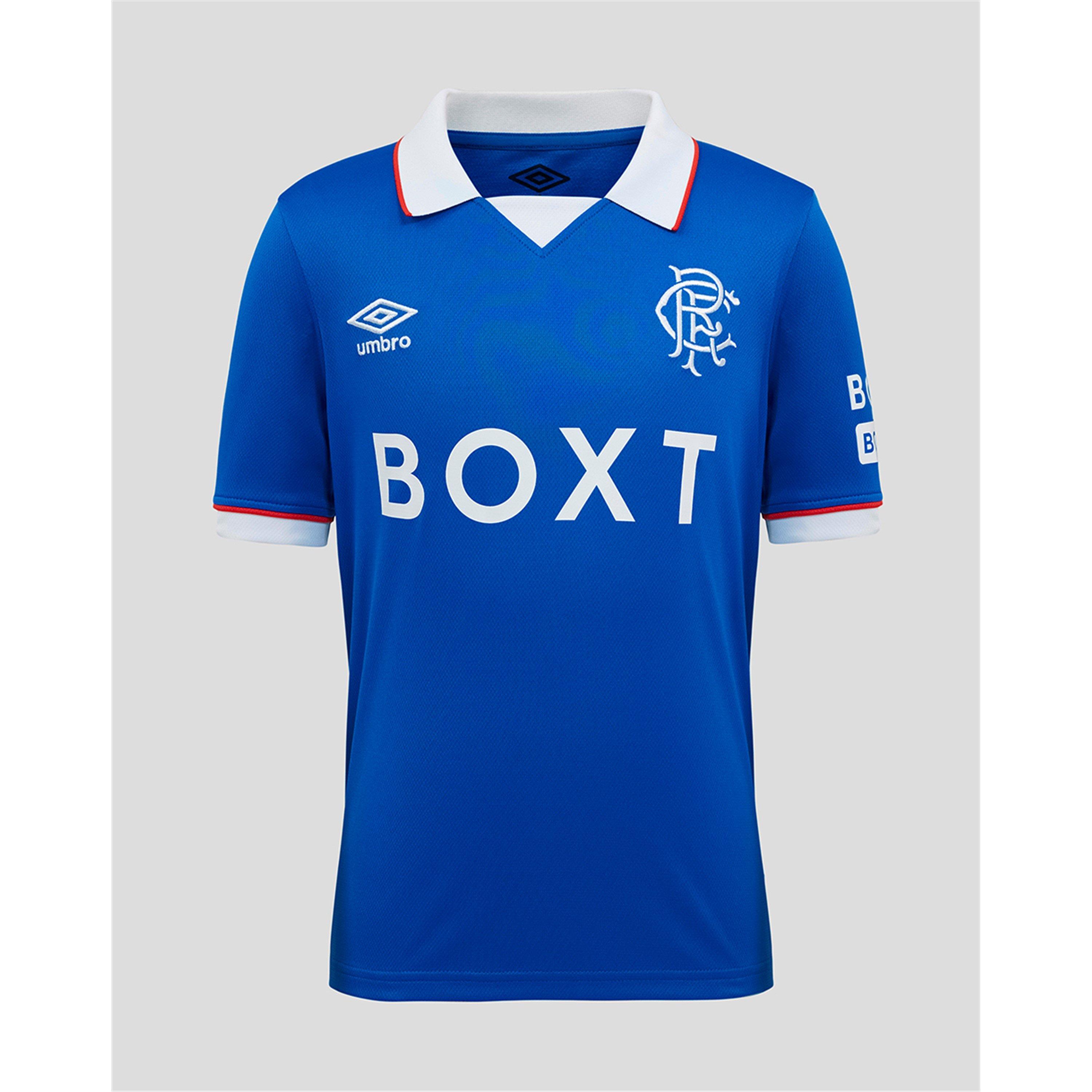 Lapis Blue - Umbro - Rangers Home Shirt 2025 2026 Juniors - 1