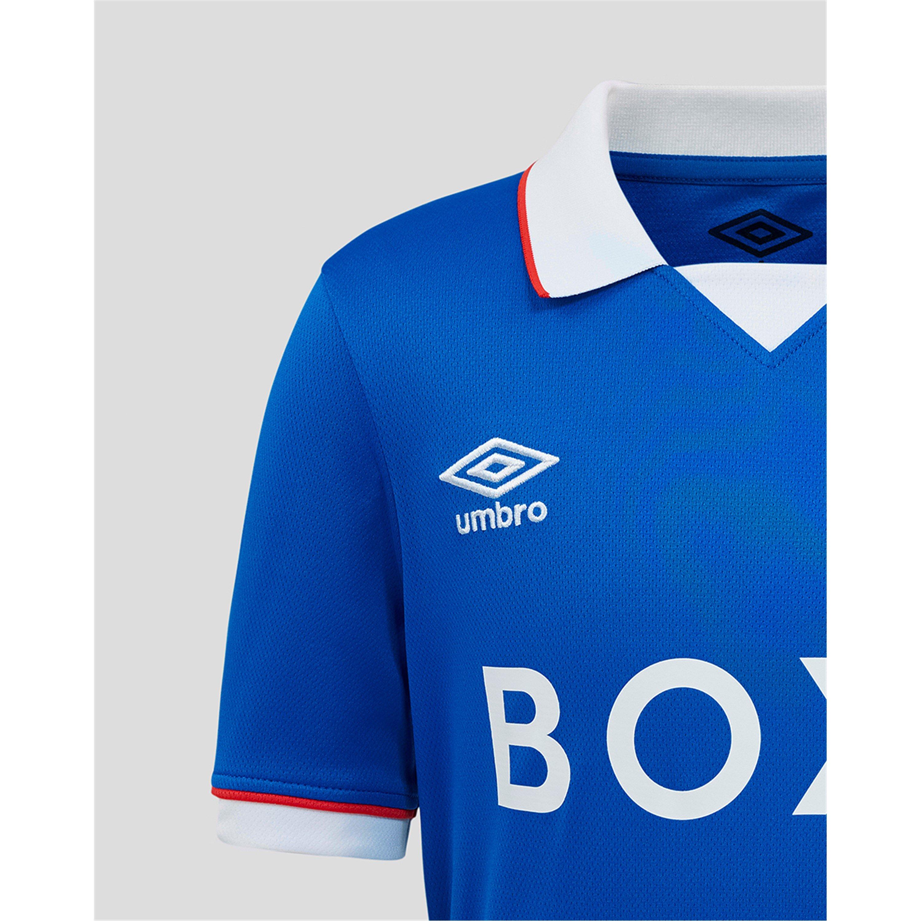 Blu lapislazzulo - Umbro - Rangers Home Shirt 2025 2026 Juniors - 5