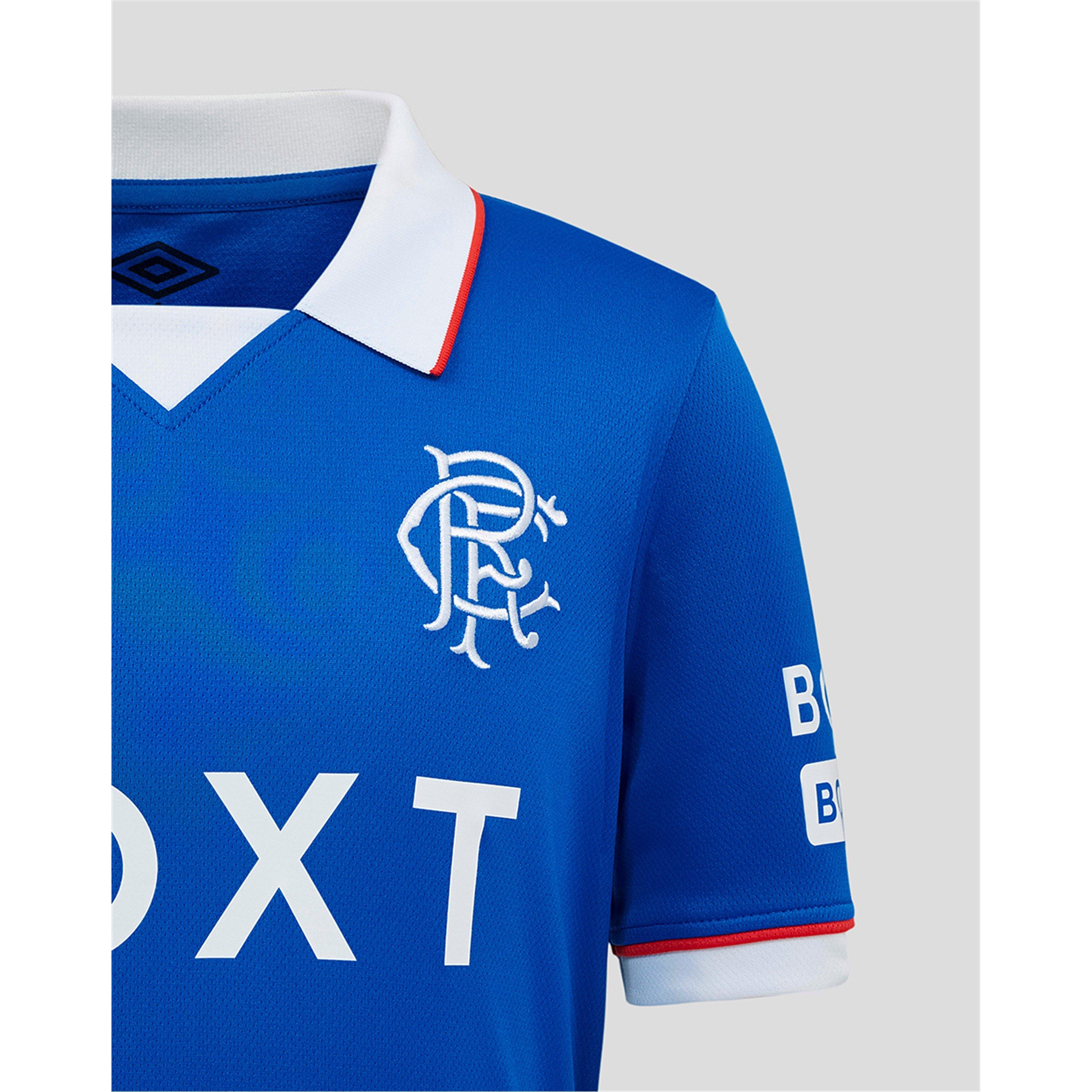 Fraser Rangers Umbro Rangers Home Shirt 2025 2026 Juniors | FRASERS