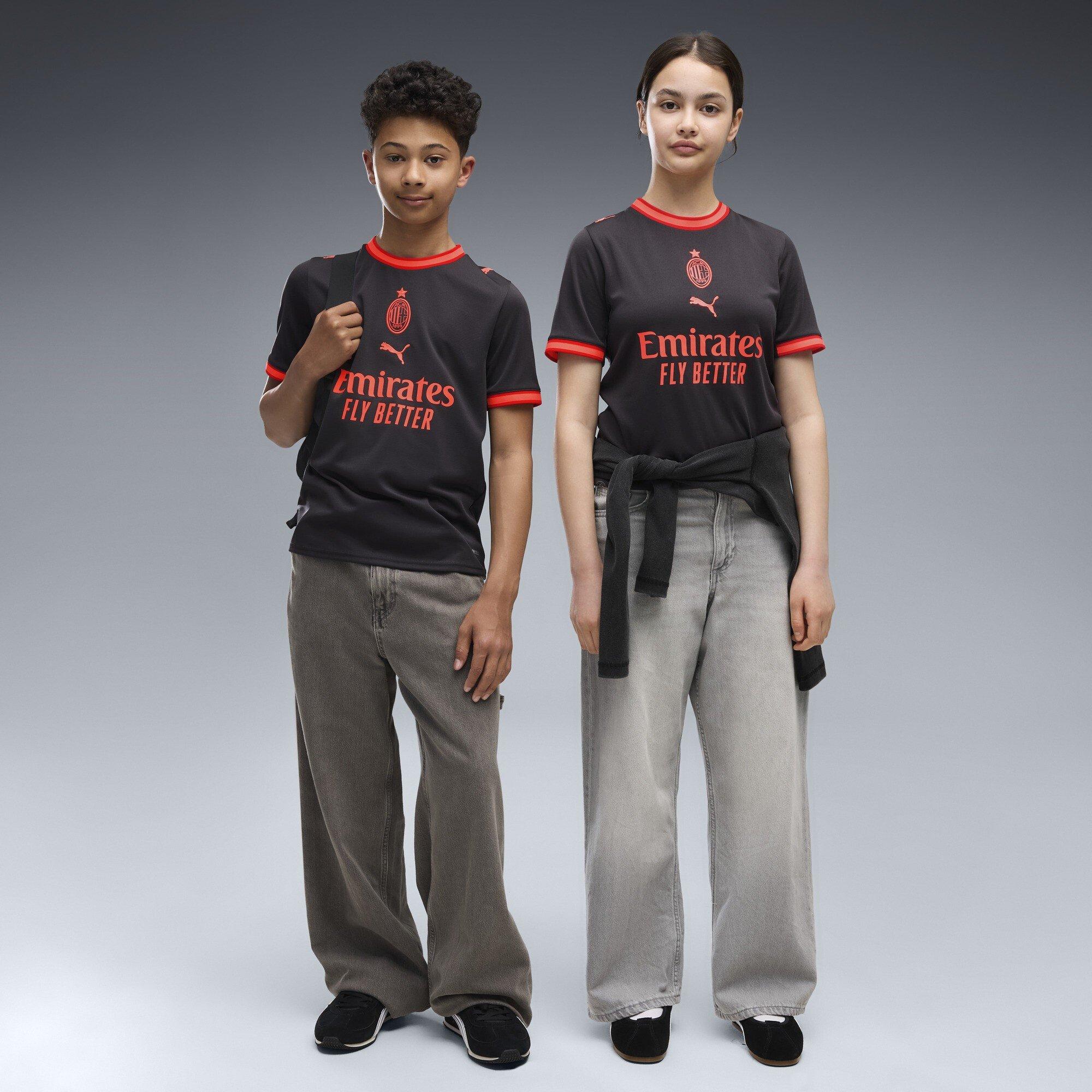 Grey/Red - Puma - AC Milan Third Shirt 2026/27 Juniors - 6