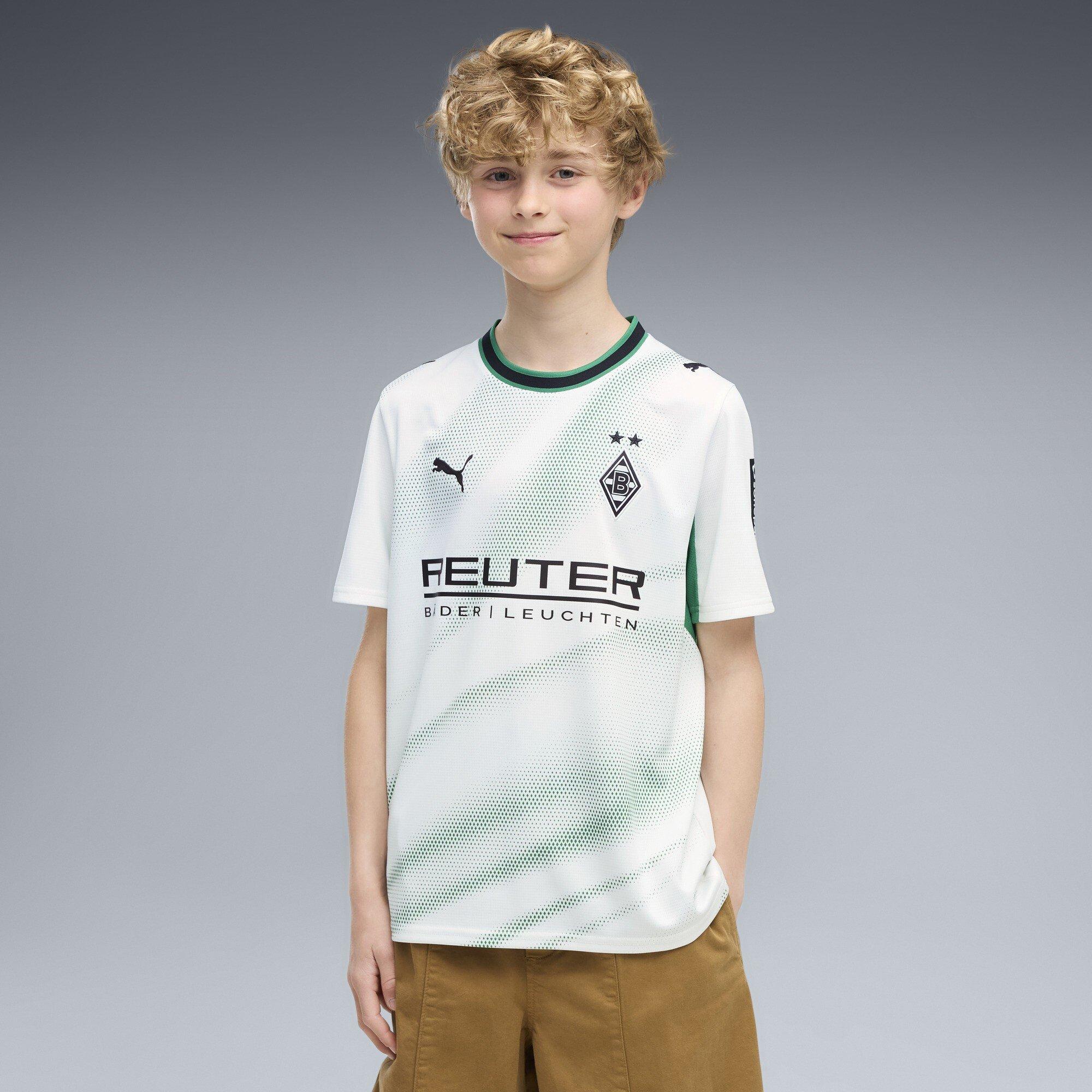 Wit/Groen - Puma - Borussia Home Shirt 2026/27 Juniors - 3