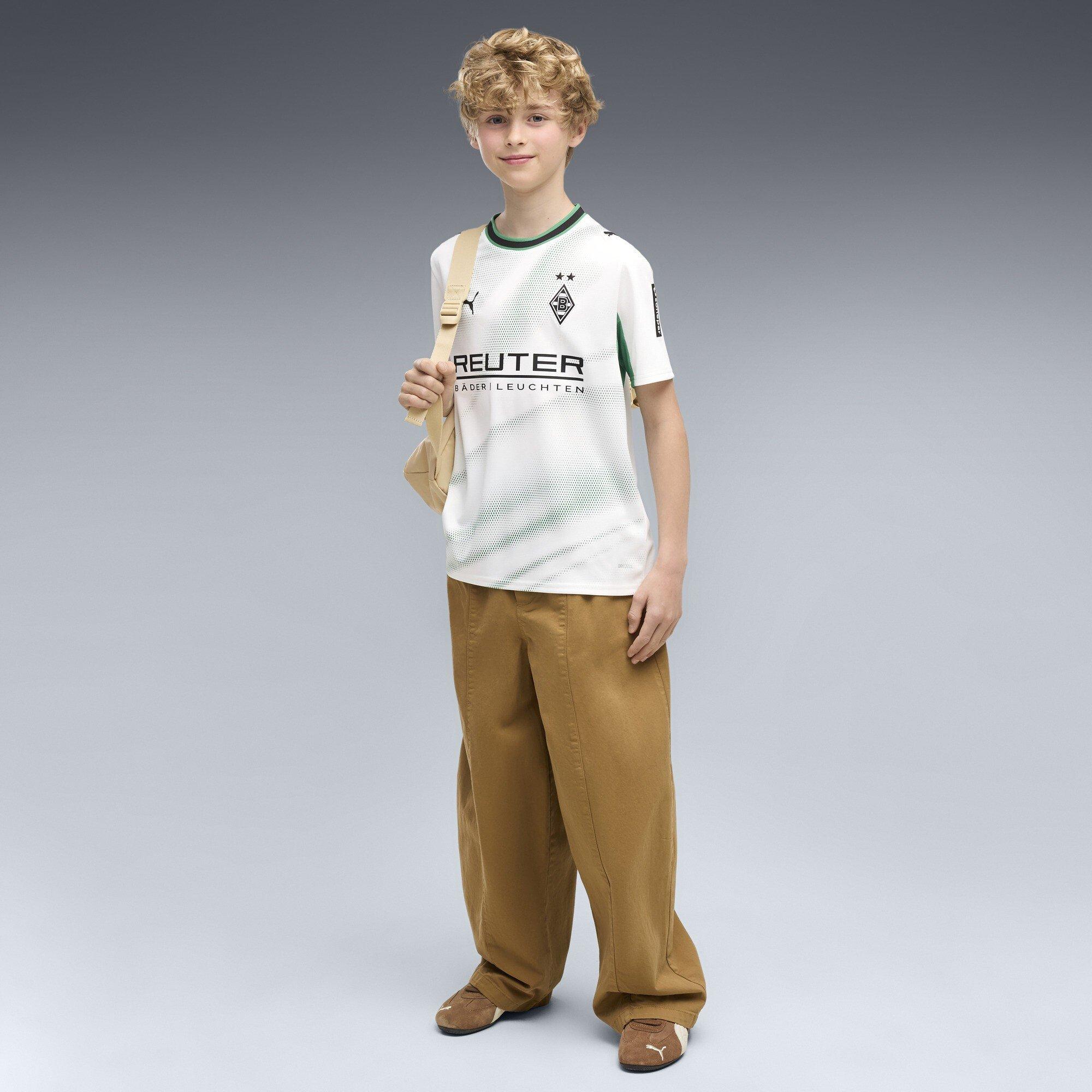 Wit/Groen - Puma - Borussia Home Shirt 2026/27 Juniors - 5